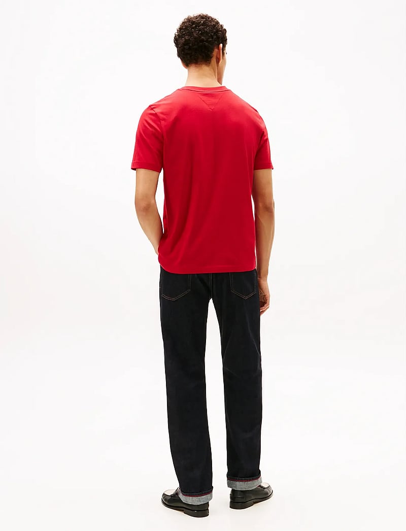 Tommy Hilfiger - BRAND LOVE BIG HILFIGER TEE - kortærmede t-shirts - medium red - 3