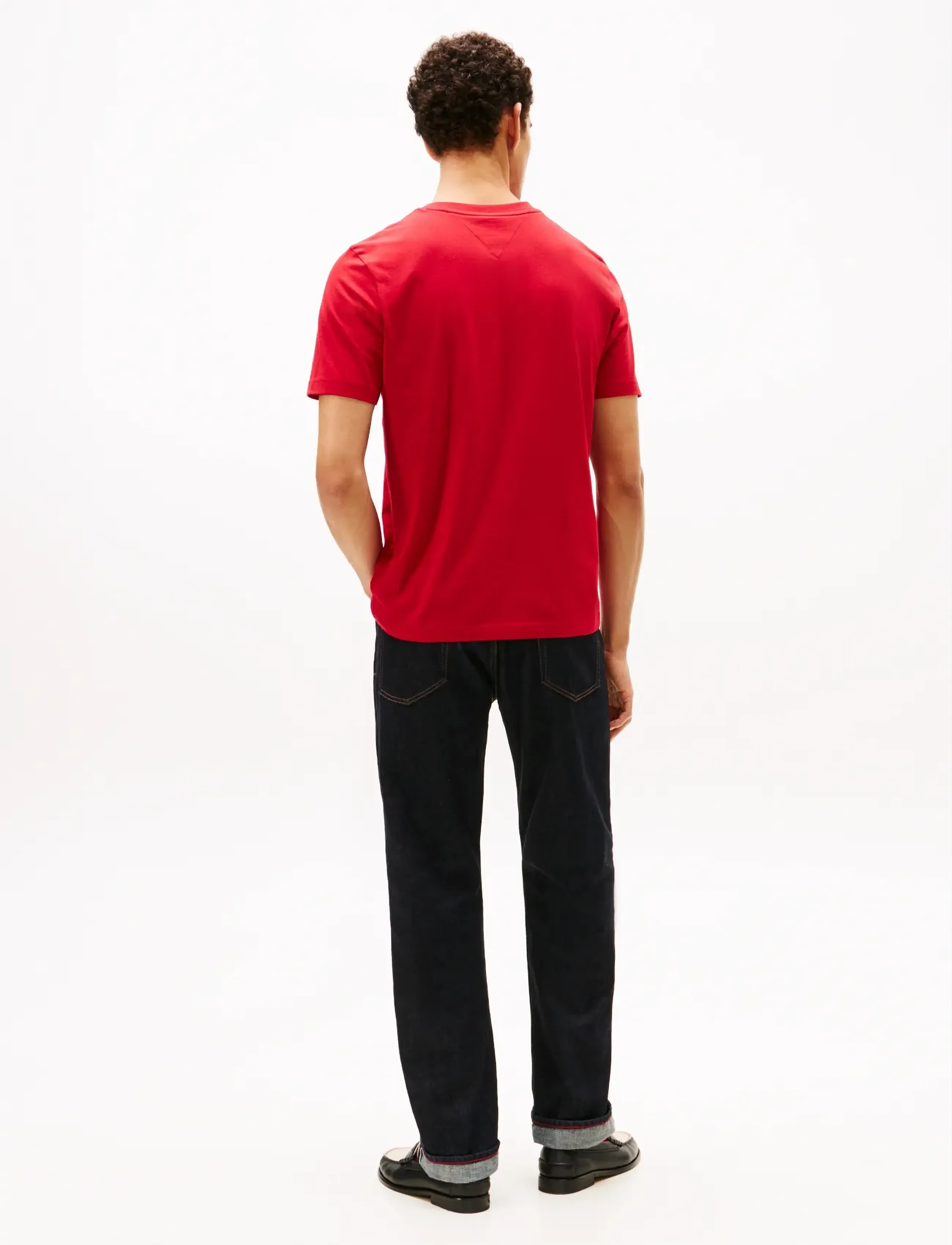 Tommy Hilfiger - BRAND LOVE BIG HILFIGER TEE - kortærmede t-shirts - medium red - 3