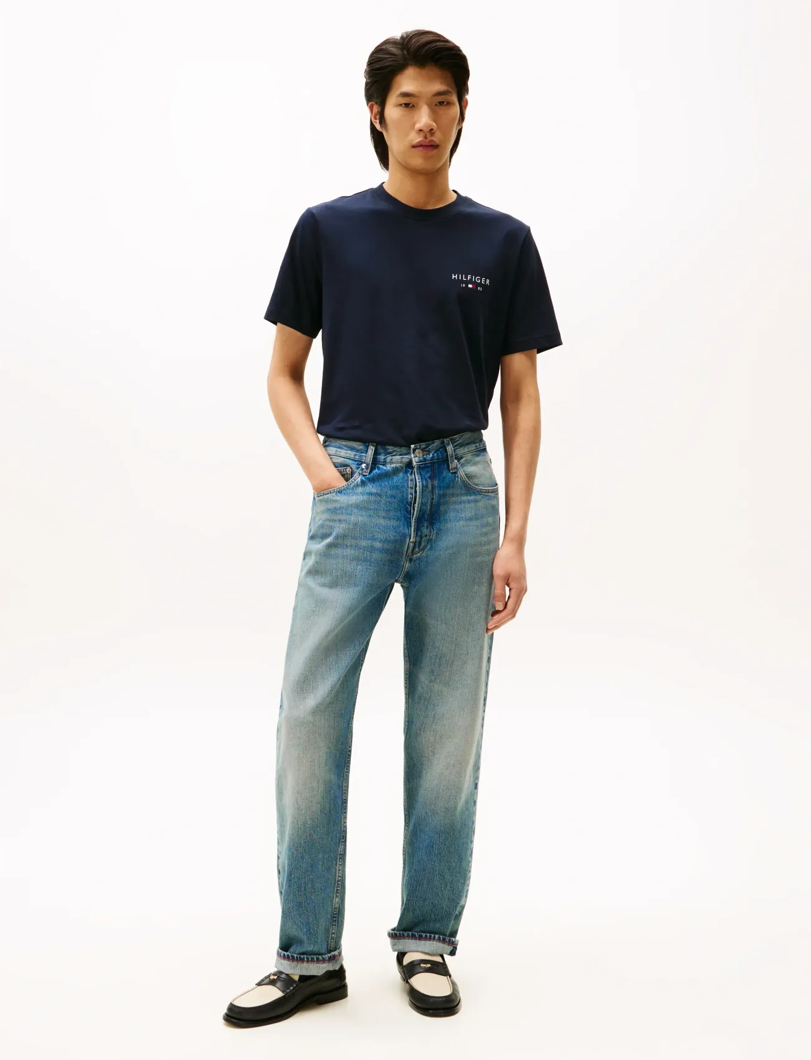 Tommy Hilfiger - BRAND LOVE SMALL HILFIGER TEE - t-shirts à manches courtes - desert sky - 2