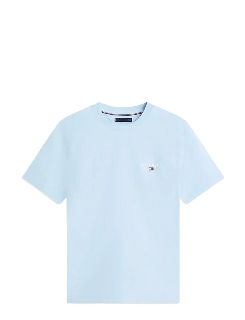 Tommy Hilfiger - BRAND LOVE SMALL HILFIGER TEE - kortærmede t-shirts - well water - 1