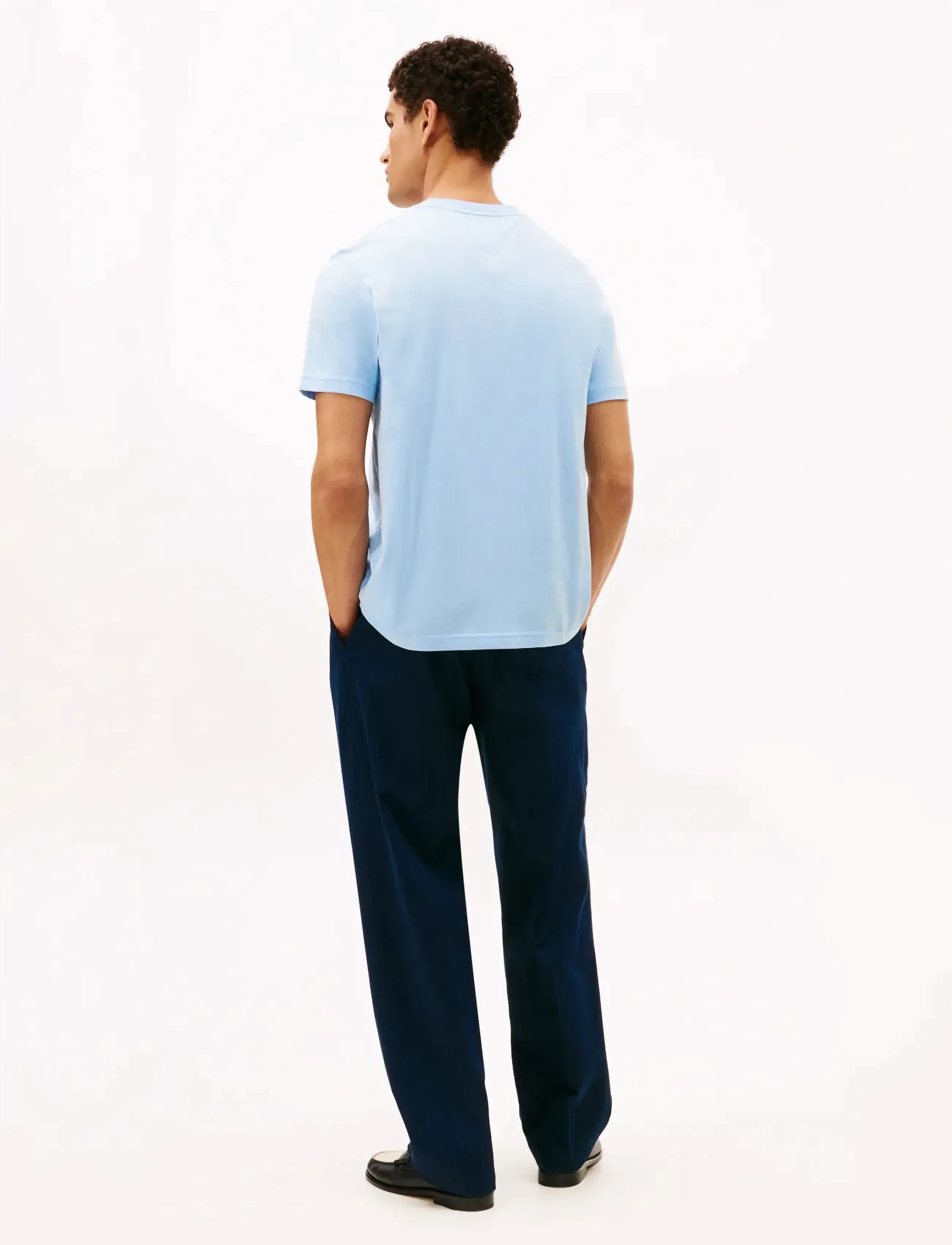 Tommy Hilfiger - BRAND LOVE SMALL HILFIGER TEE - kortärmade t-shirts - well water - 3
