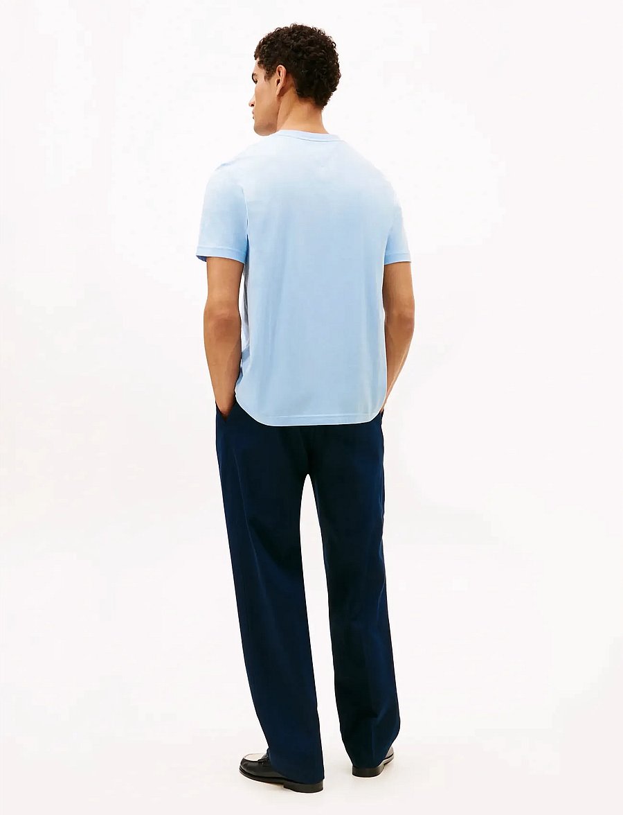 Tommy Hilfiger - BRAND LOVE SMALL HILFIGER TEE - kurzärmelige t-shirts - well water - 3
