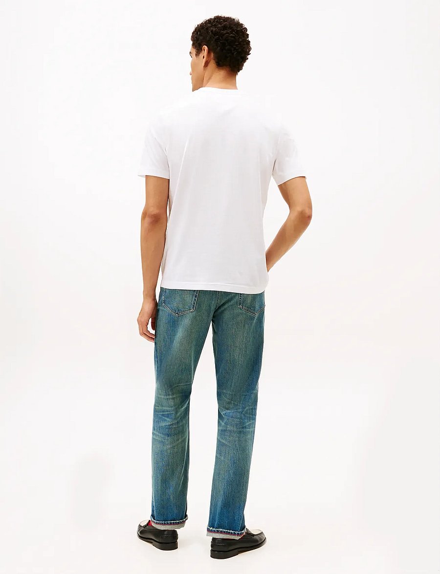 Tommy Hilfiger - BRAND LOVE SMALL HILFIGER TEE - kortærmede t-shirts - white - 3