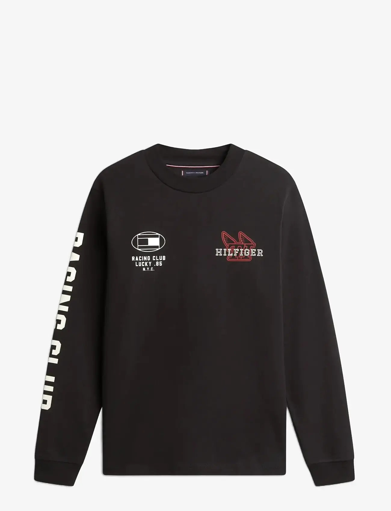 Tommy Hilfiger - MODERN ATHLEISURE LS TEE - long-sleeved t-shirts - black - 1