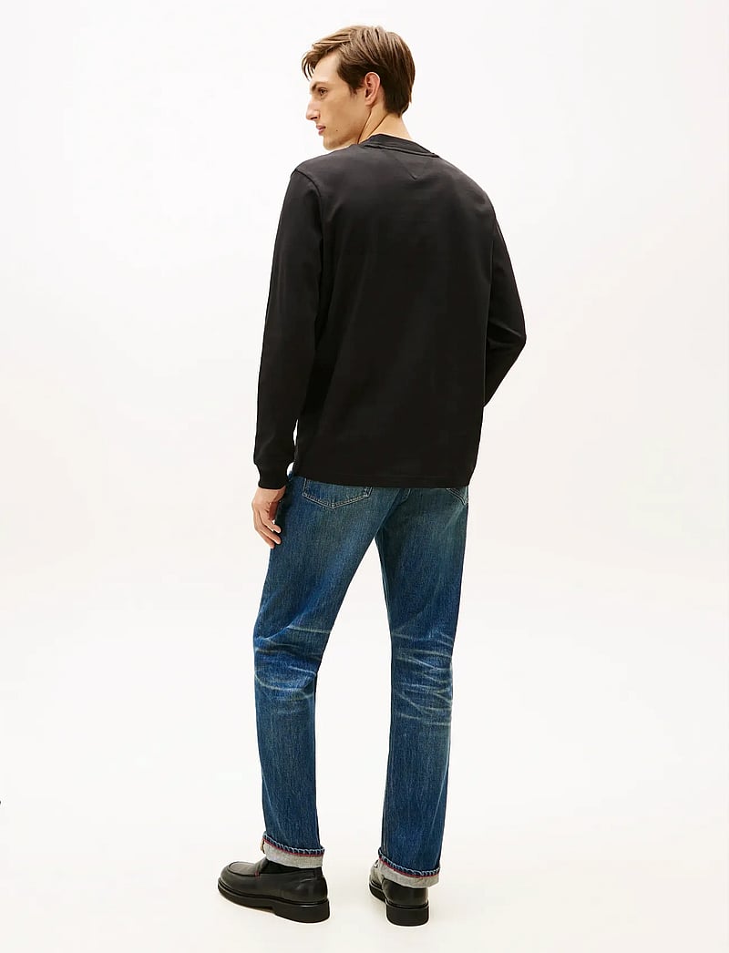 Tommy Hilfiger - MODERN ATHLEISURE LS TEE - long-sleeved t-shirts - black - 3