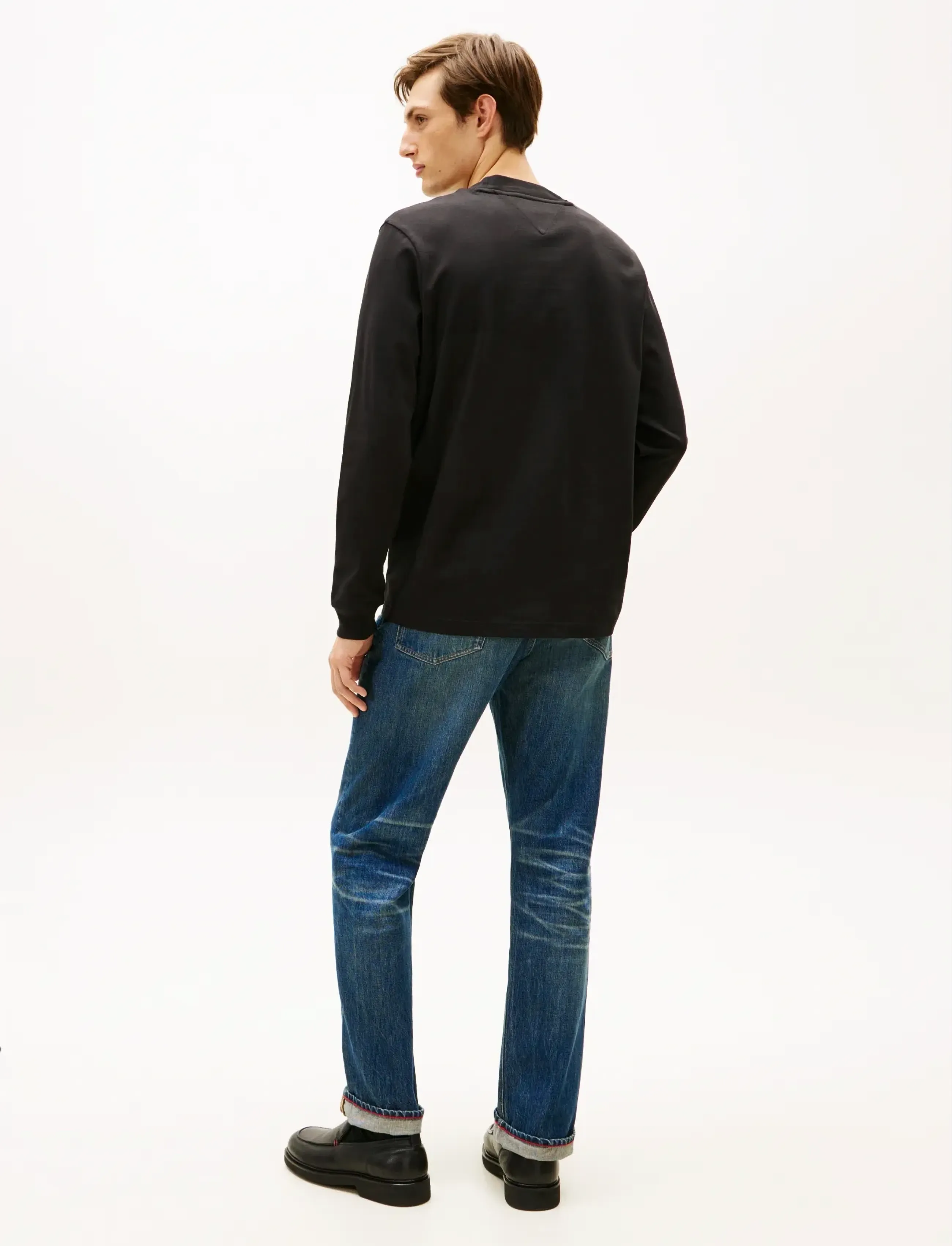 Tommy Hilfiger - MODERN ATHLEISURE LS TEE - langærmede t-shirts - black - 3