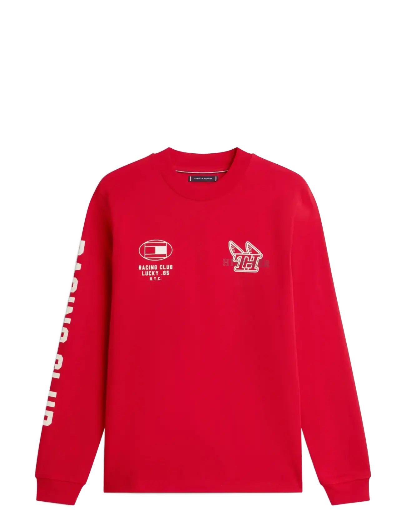 MODERN ATHLEISURE LS TEE - MEDIUM RED