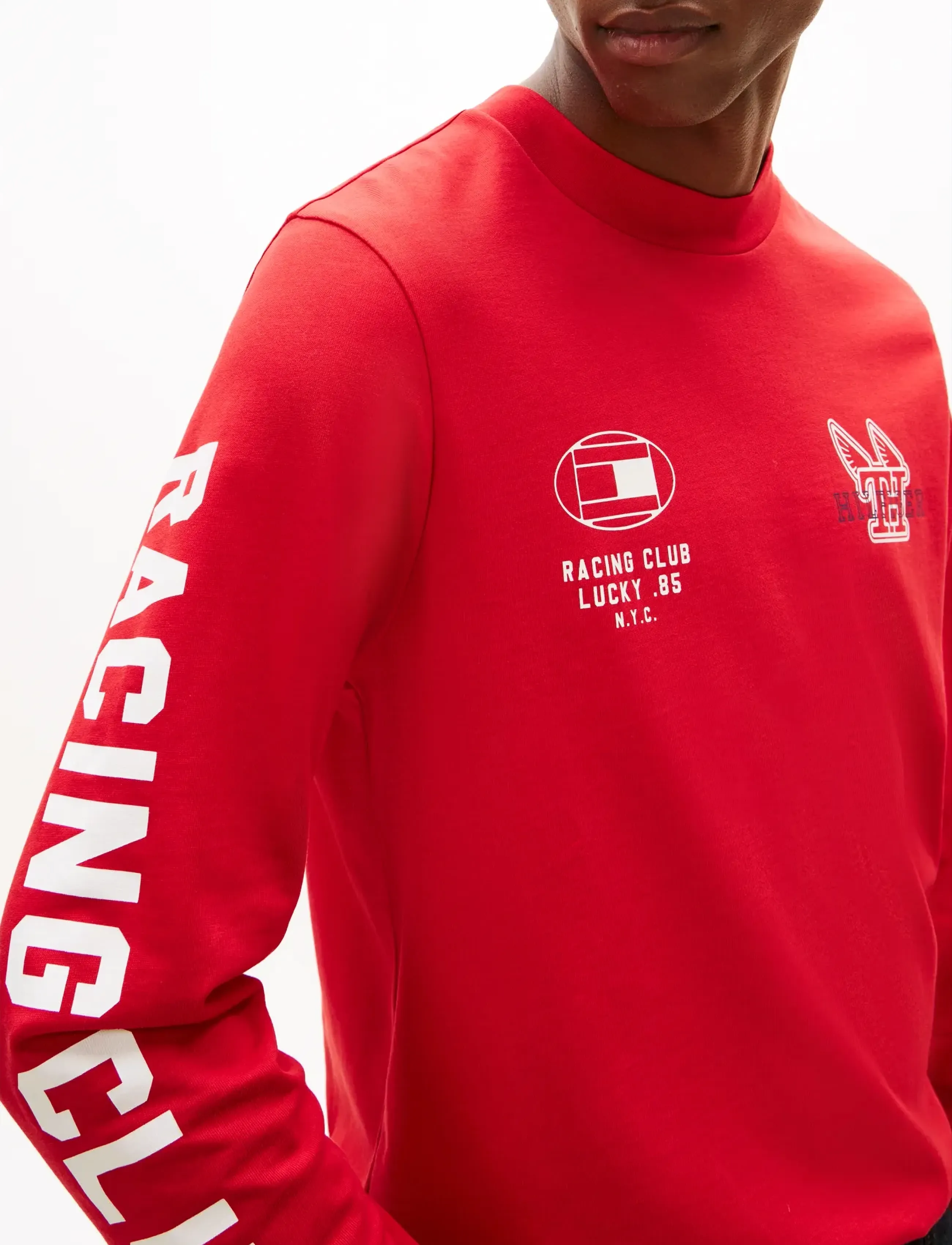 Tommy Hilfiger - MODERN ATHLEISURE LS TEE - langärmelig - medium red - 4