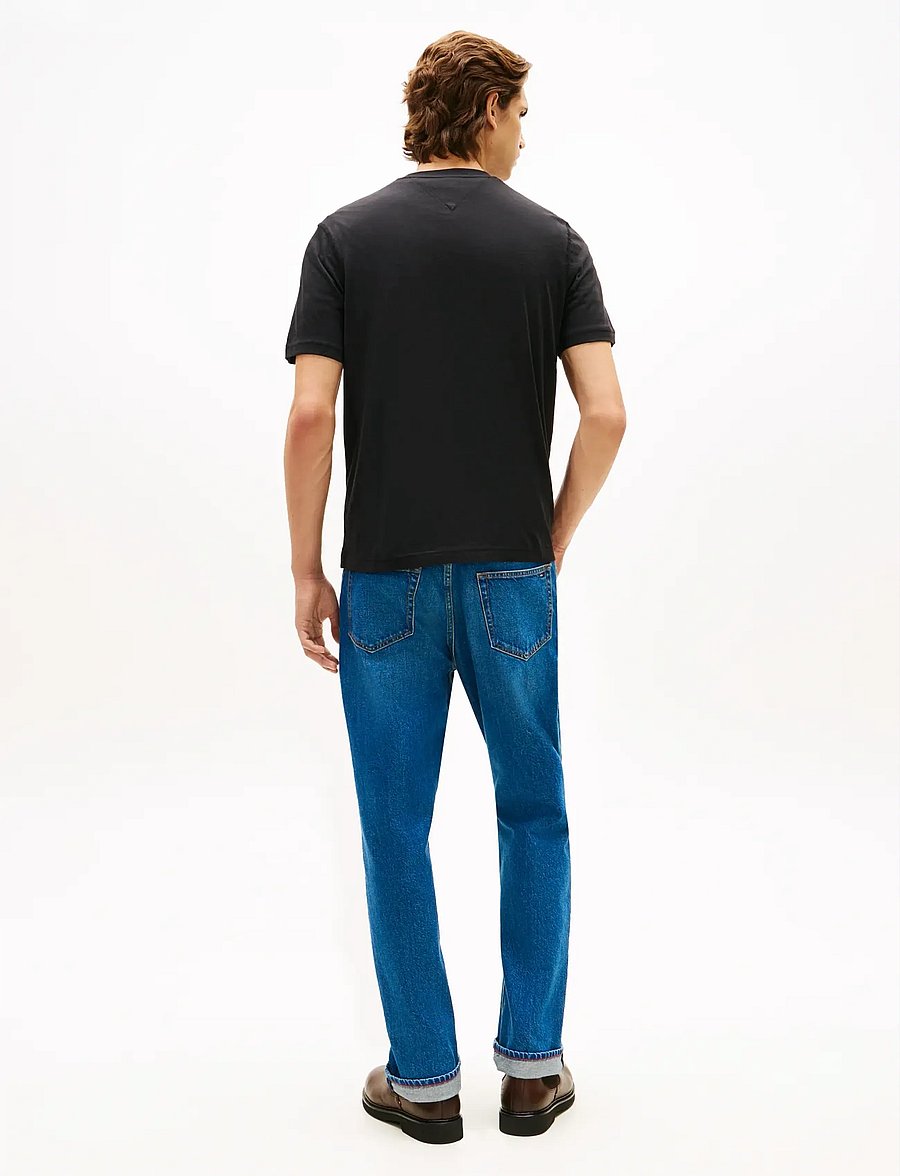 Tommy Hilfiger - HILFIGER ARCH TEE - kortärmade t-shirts - black - 2