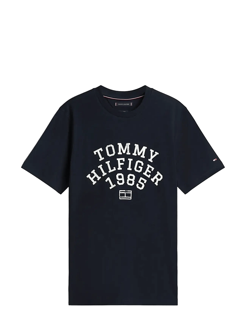 Tommy Hilfiger - HILFIGER ARCH TEE - kortærmede t-shirts - desert sky - 1