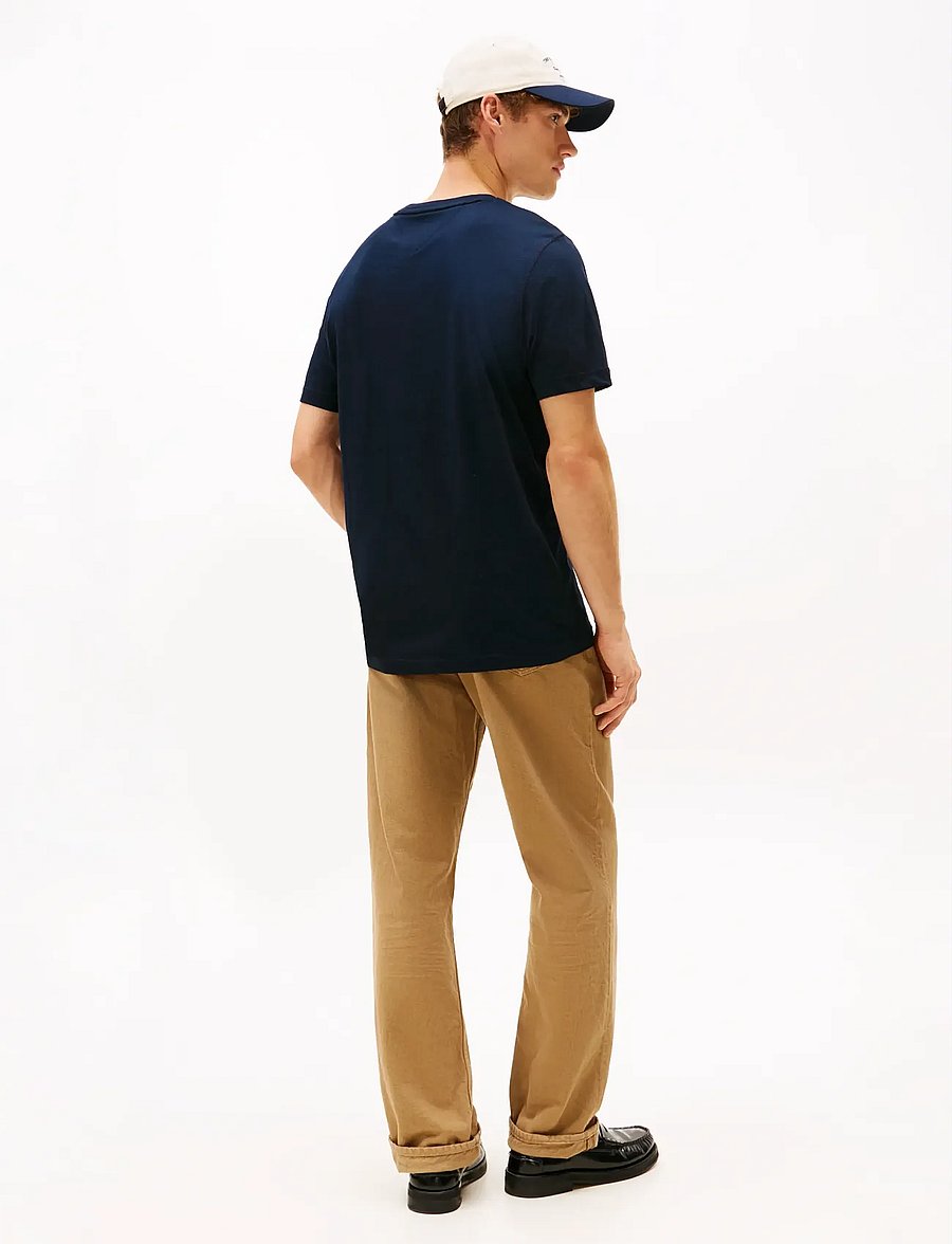 Tommy Hilfiger - HILFIGER ARCH TEE - short-sleeved t-shirts - desert sky - 3
