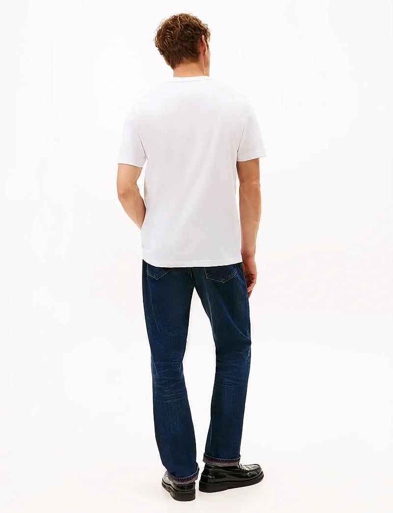 Tommy Hilfiger - HILFIGER ARCH TEE - kortärmade t-shirts - white - 3