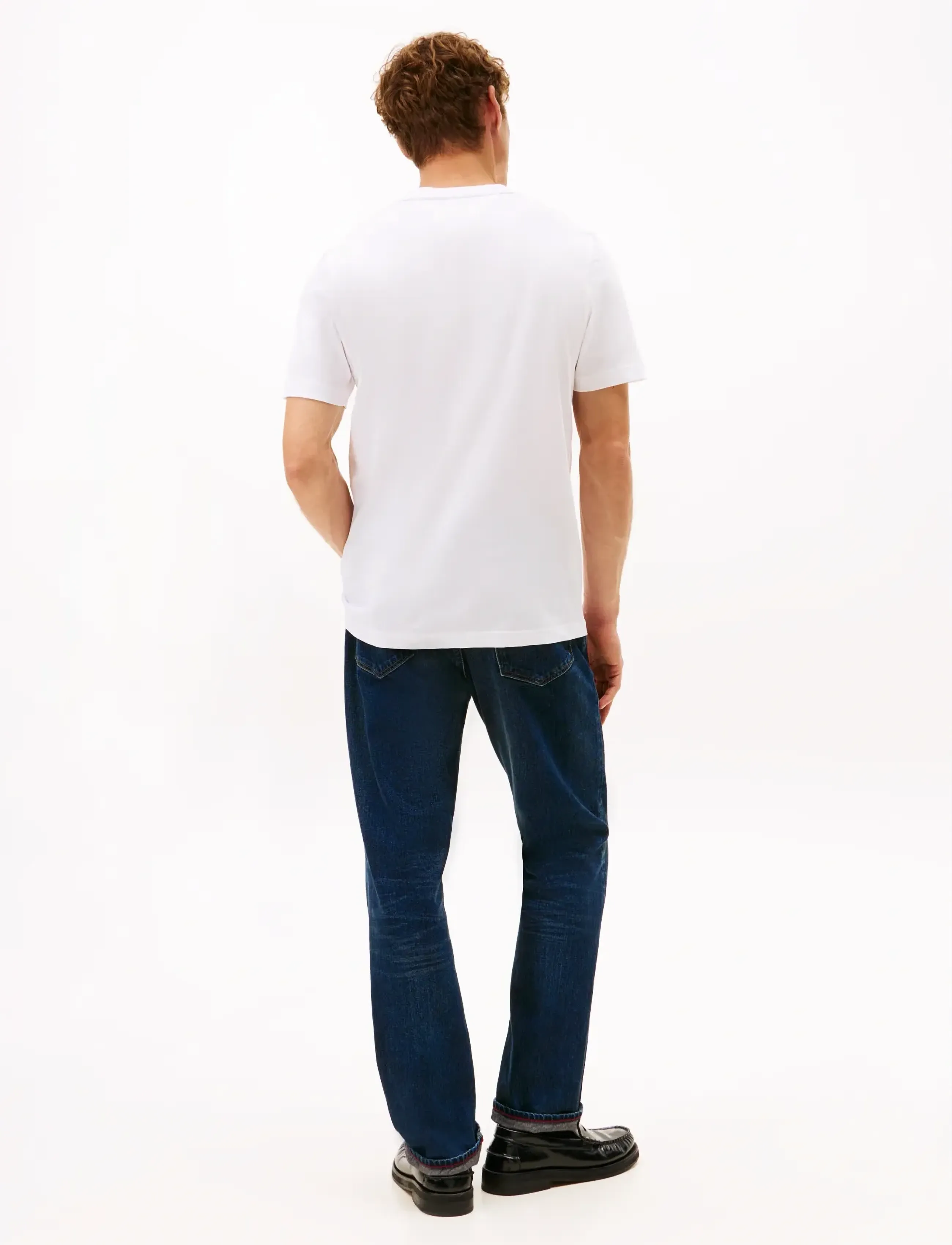 Tommy Hilfiger - HILFIGER ARCH TEE - kortärmade t-shirts - white - 3