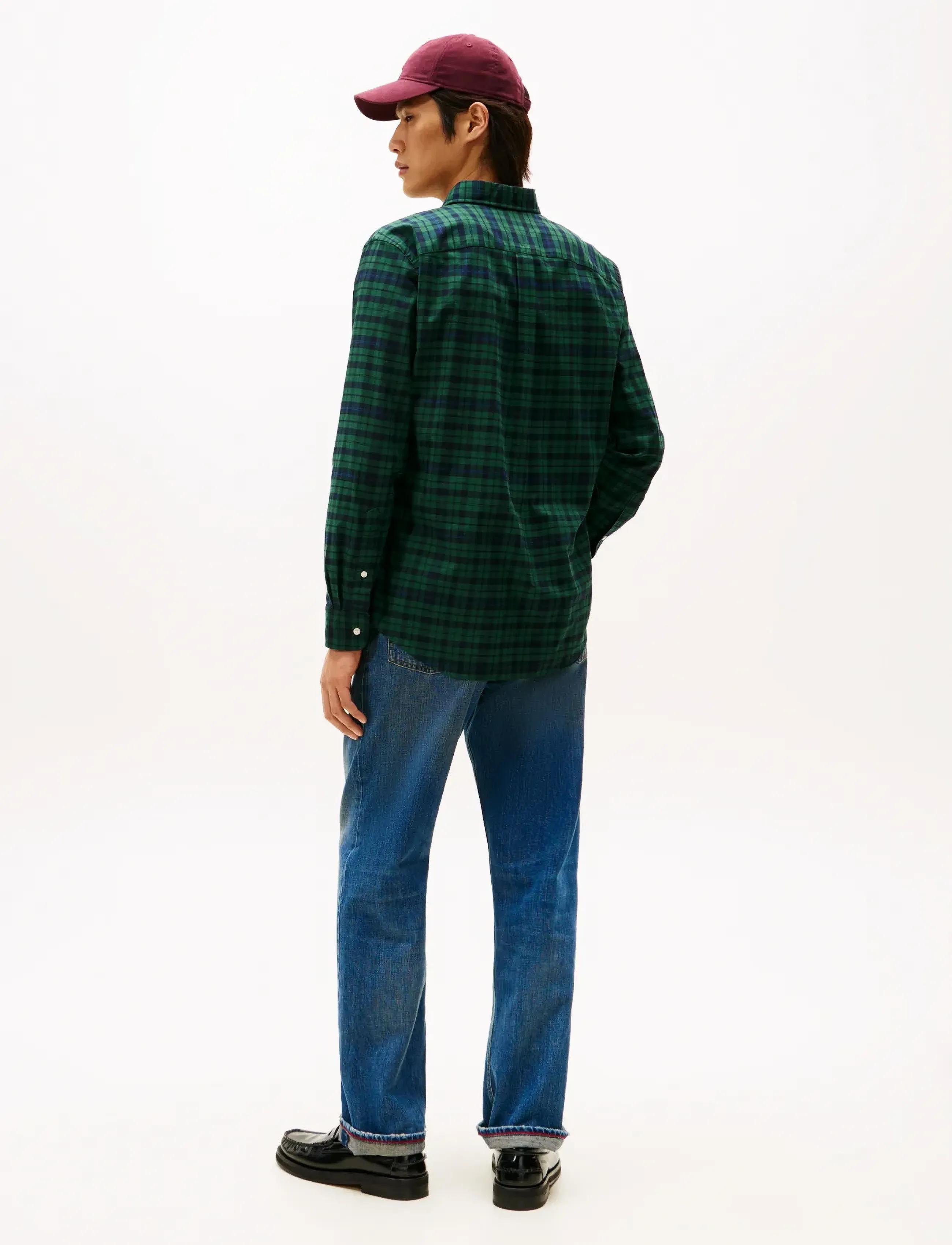 Tommy Hilfiger - MERCERIZED BLACKWATCH RF SHIRT - ternede skjorter - preppy navy / check - 3