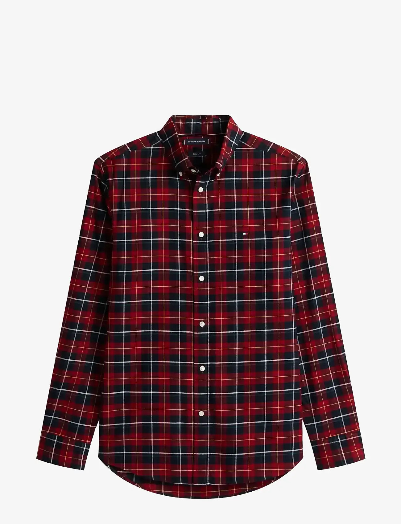 Tommy Hilfiger - MERCERIZED TARTAN RF SHIRT - köflóttar skyrtur - regatta red / check - 1