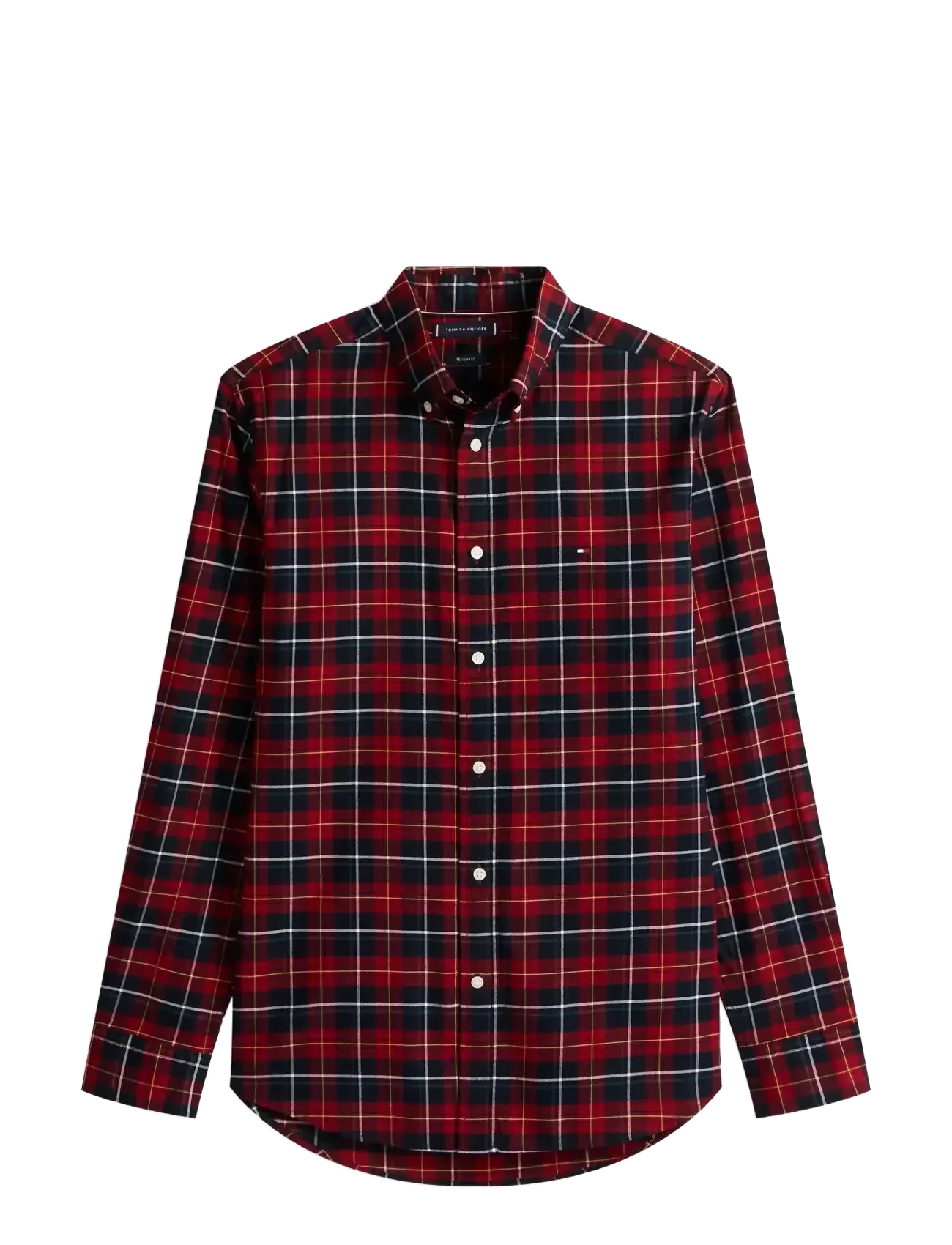Tommy Hilfiger MERCERIZED TARTAN RF SHIRT - Hemden - REGATTA RED / CHECK / multi