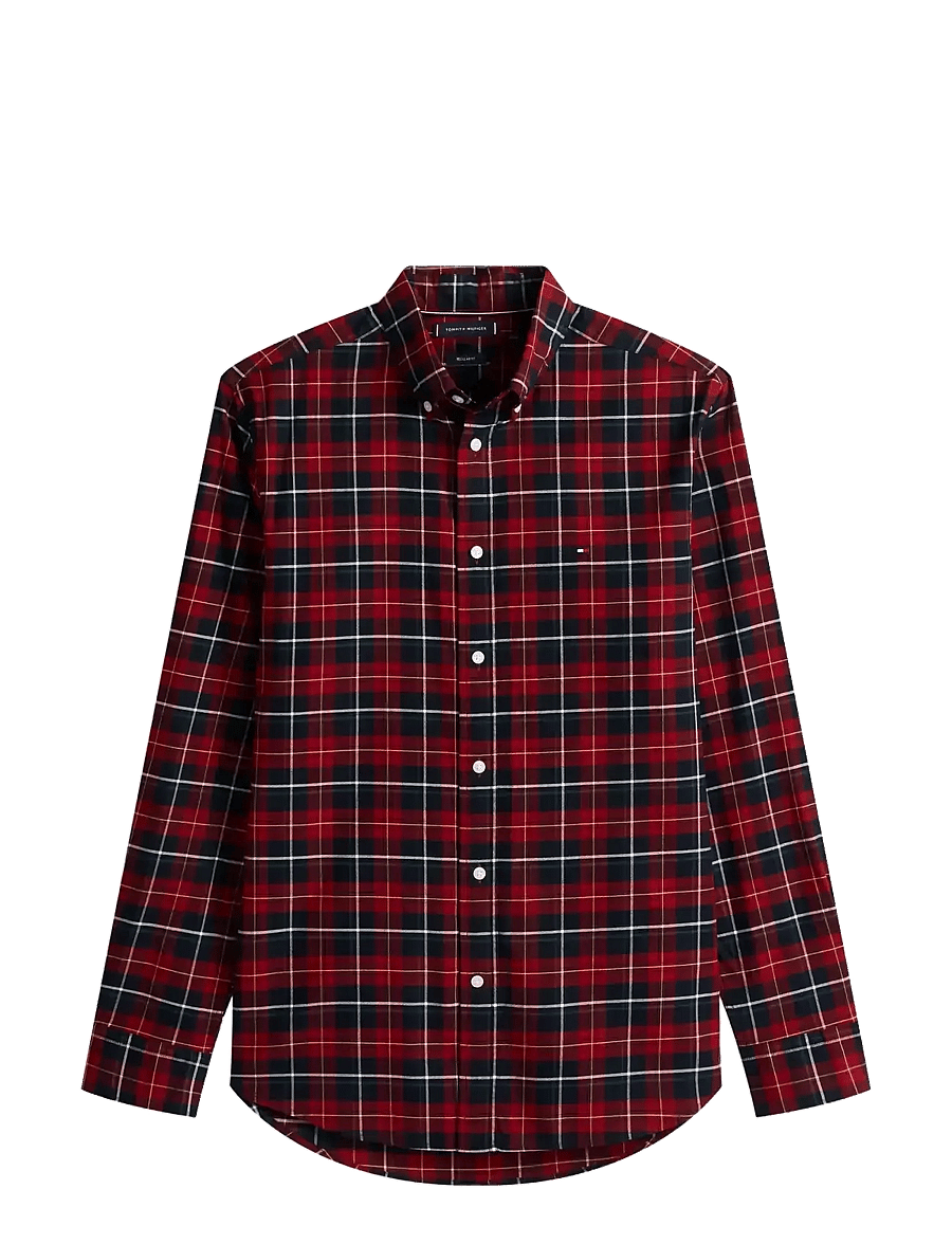 Tommy Hilfiger - MERCERIZED TARTAN RF SHIRT - regatta red / check - 1