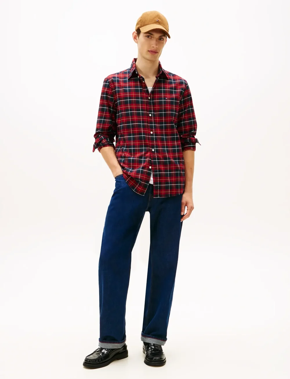 Tommy Hilfiger - MERCERIZED TARTAN RF SHIRT - karierte hemden - regatta red / check - 2