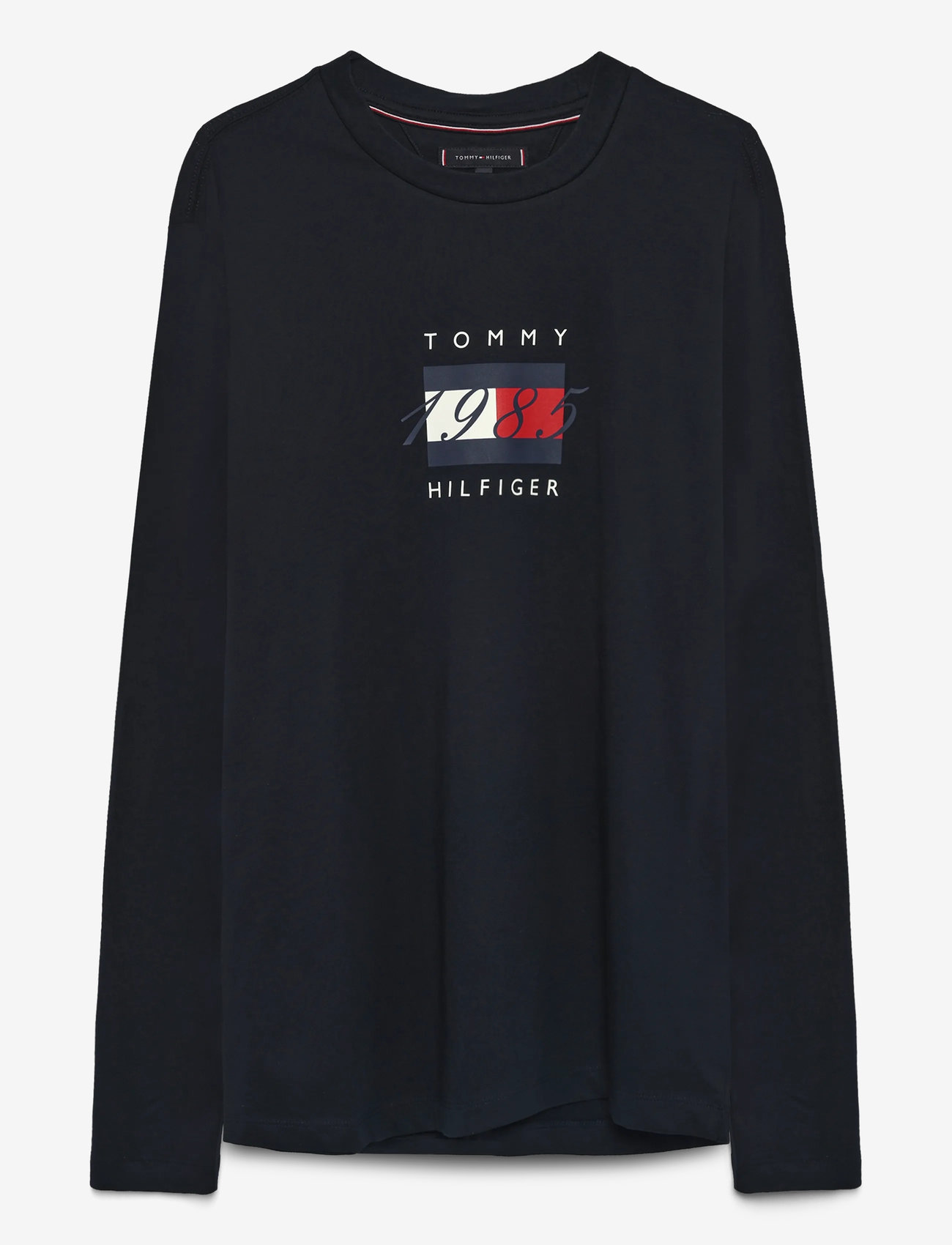 Tommy Hilfiger - LINEAR FLAG GRAPHIC LS TEE - langärmelig - desert sky - 1
