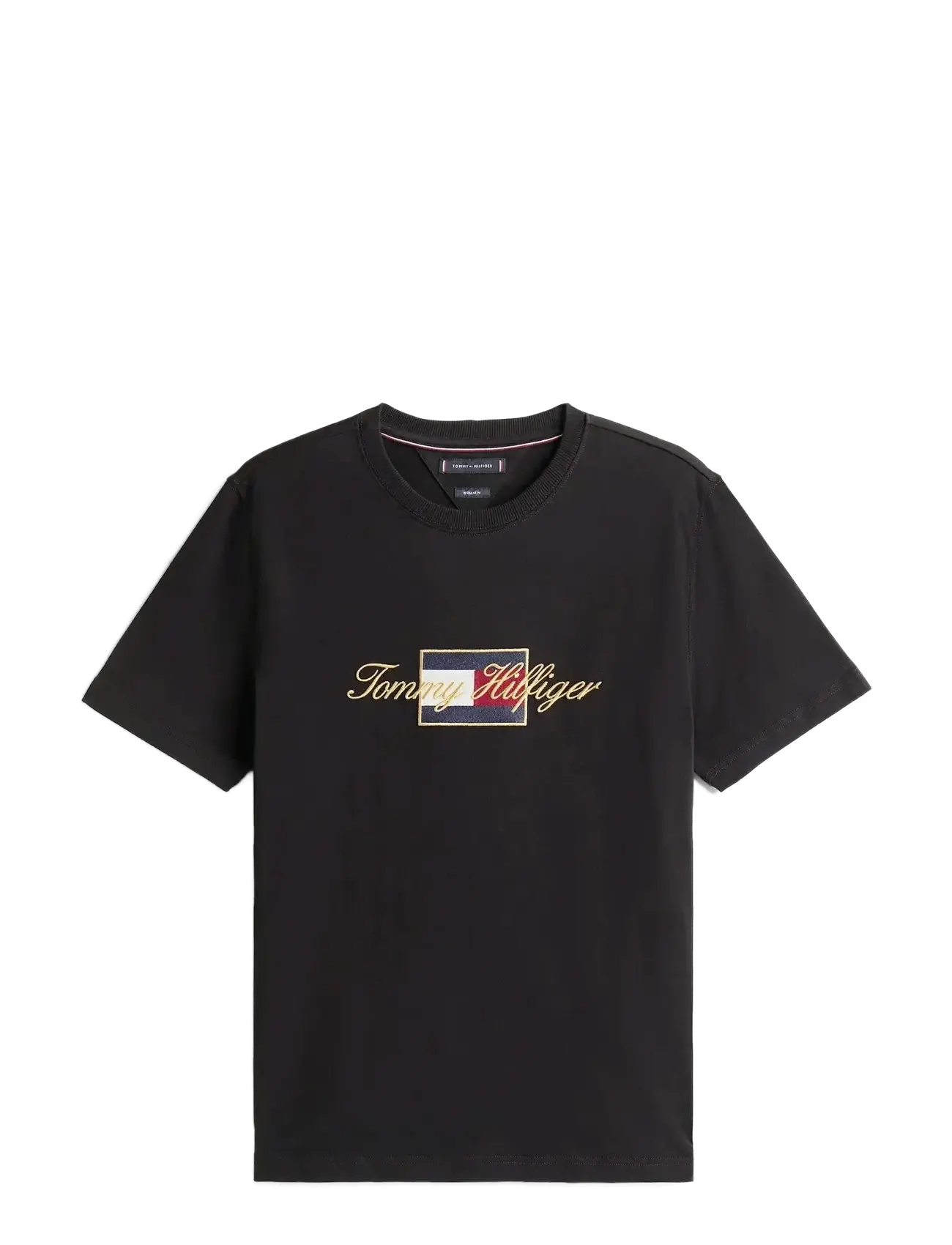 Tommy Hilfiger ICON GOLD TEE - All products - BLACK / black