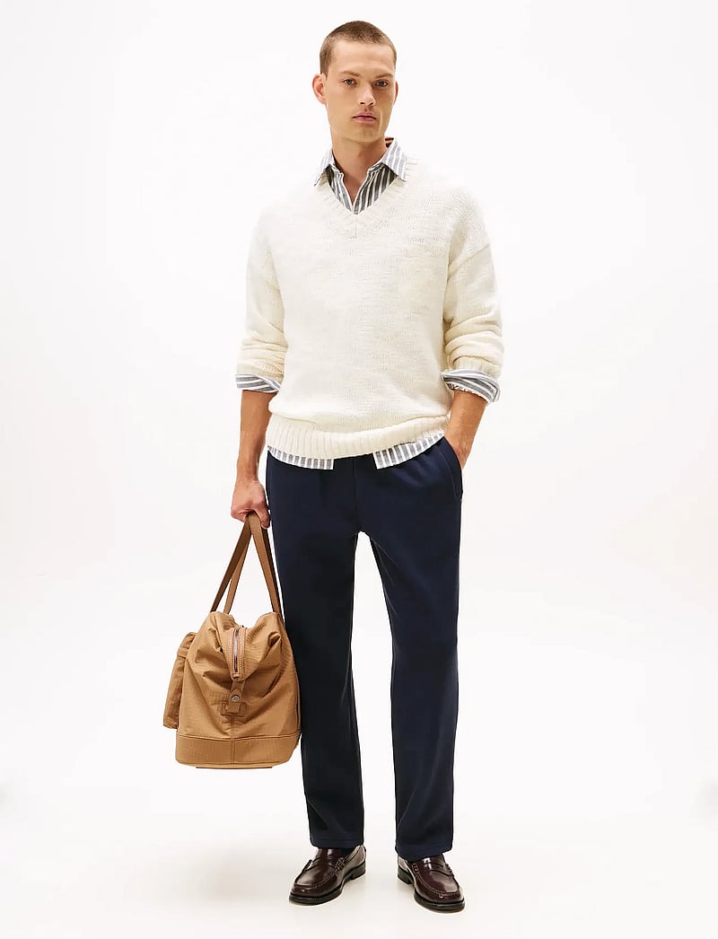 Tommy Hilfiger - GLOBAL STRIPE SWEATPANTS - nach anlass kaufen - desert sky - 0