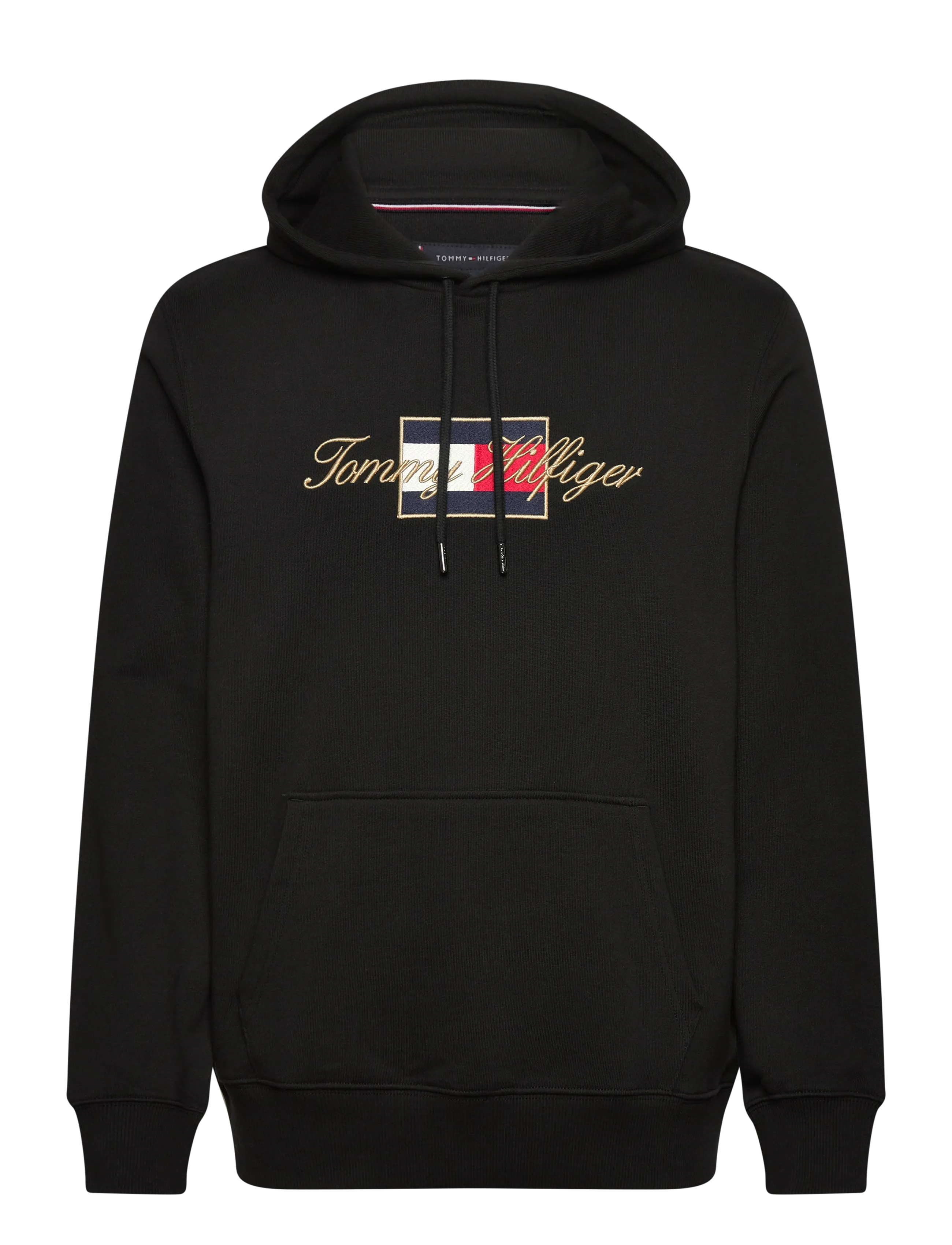 Tommy Hilfiger ICON GOLD HOODIE - Kläder - BLACK / black