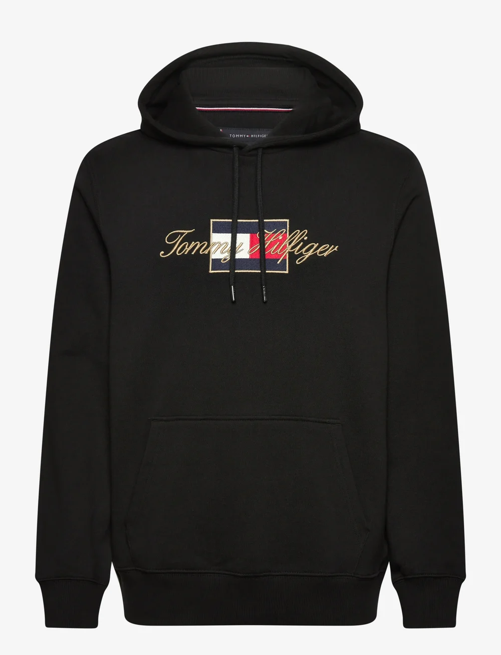 Tommy Hilfiger - ICON GOLD HOODIE - kapuutsiga dressipluusid - black - 1