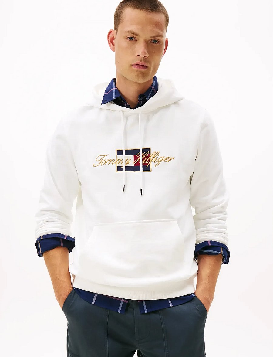 Tommy Hilfiger - ICON GOLD HOODIE - kapuzenpullover - ecru - 0