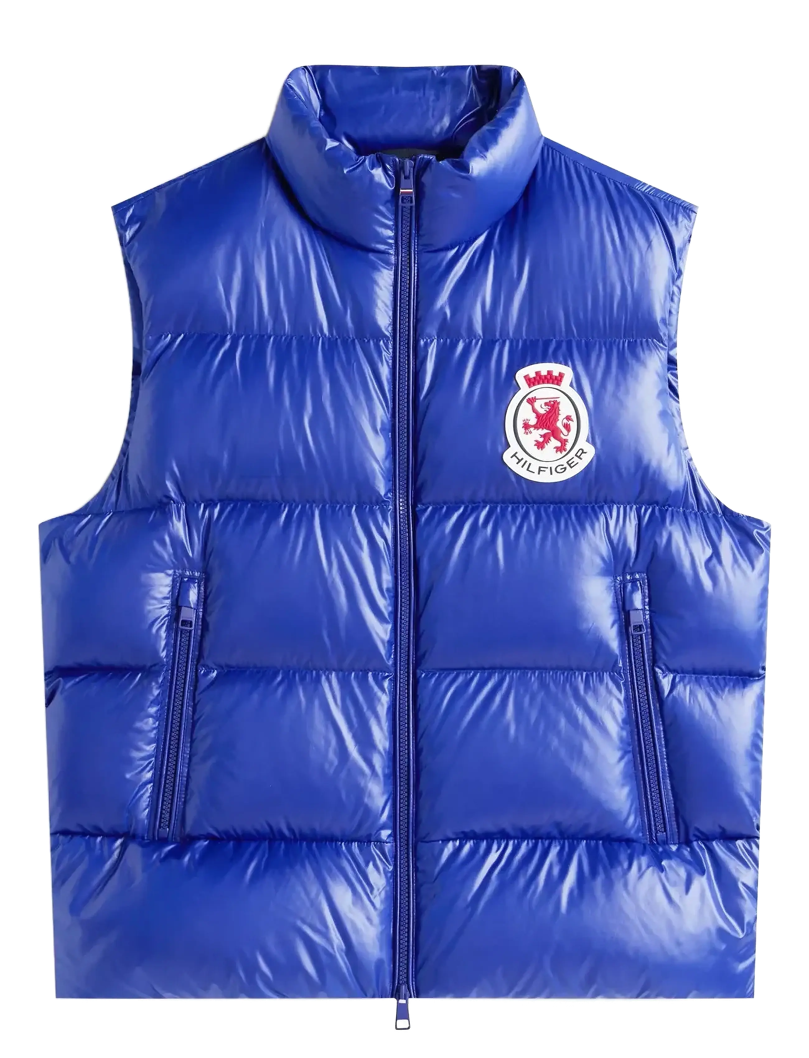 TOMMY HILFIGER Rwb Crest Shiny Down Vest Blau - L - Herren