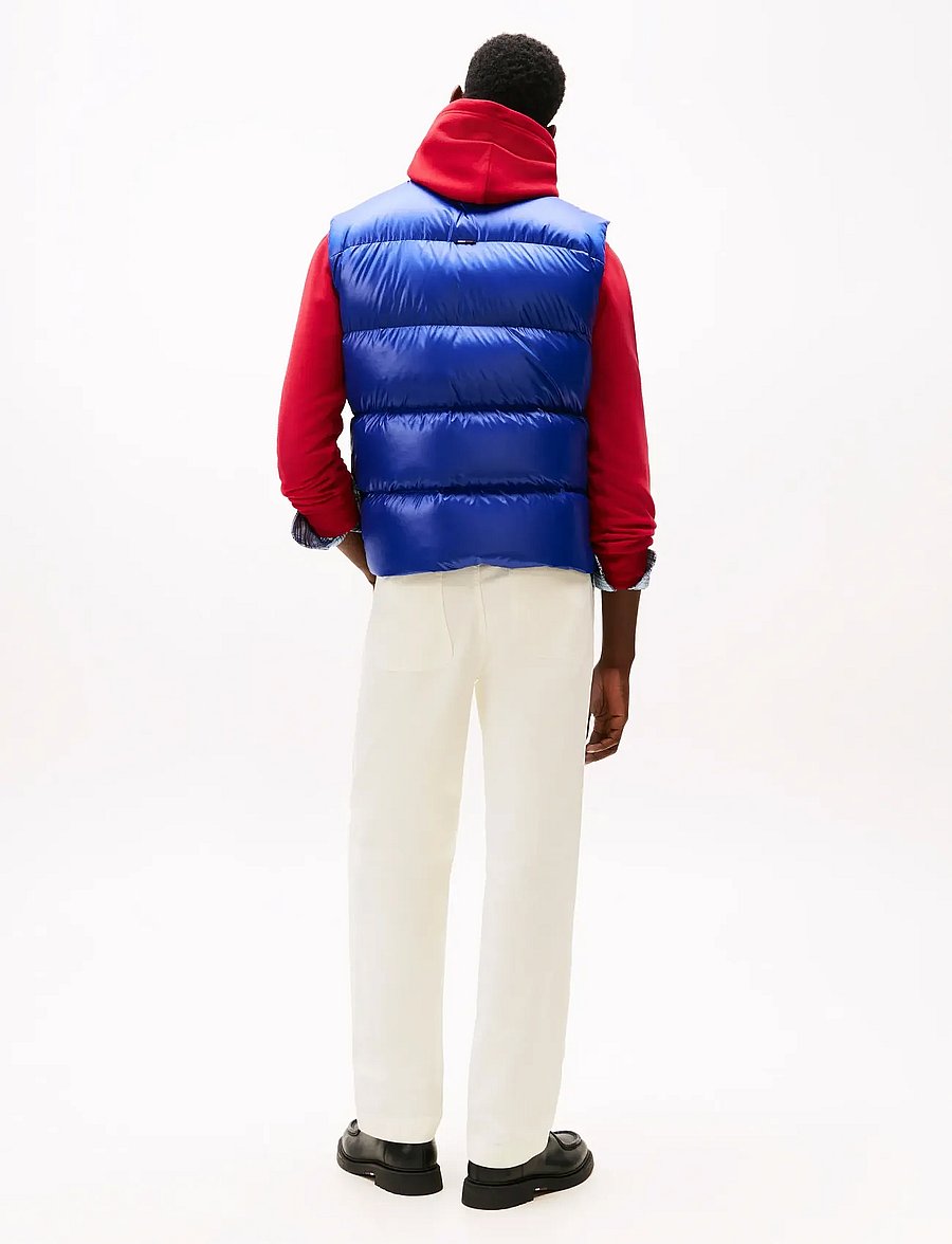 Tommy Hilfiger - RWB CREST SHINY DOWN VEST - vestid - wedge blue - 3