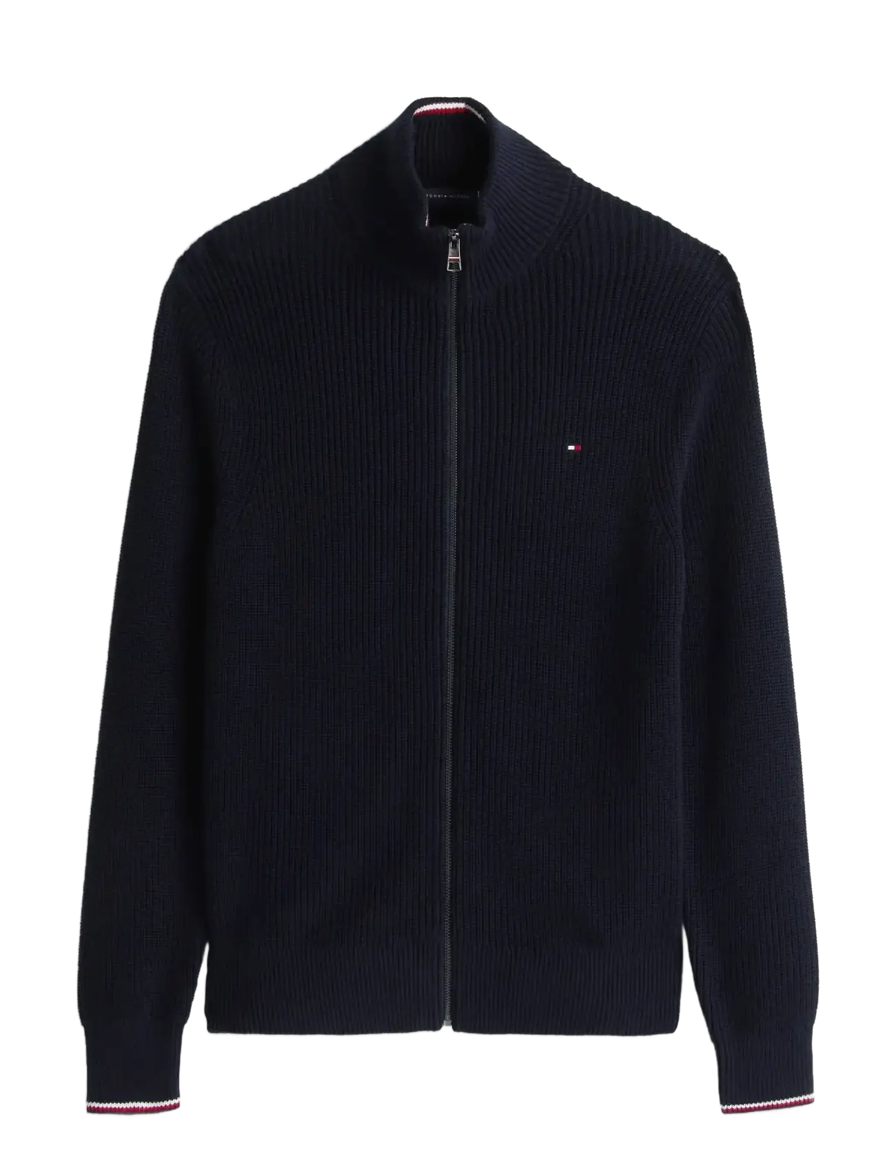 Tommy Hilfiger RWB RIB ZIP THROUGH - Kampaania - NAVY BLUE / navy