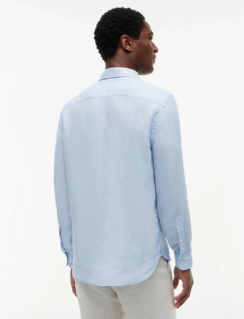 Tommy Hilfiger - PIGMENT DYED LI SOLID RF SHIRT - hørskjorter - breezy blue - 2