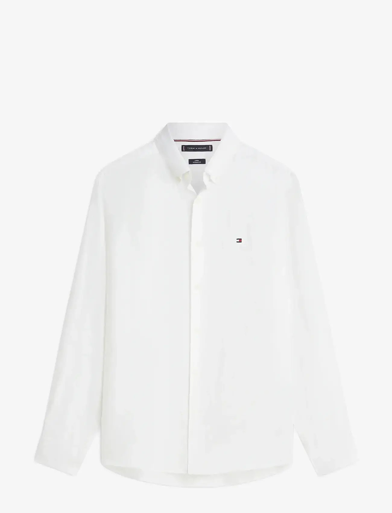 Tommy Hilfiger - PIGMENT DYED LI SOLID RF SHIRT - hørskjorter - white - 1