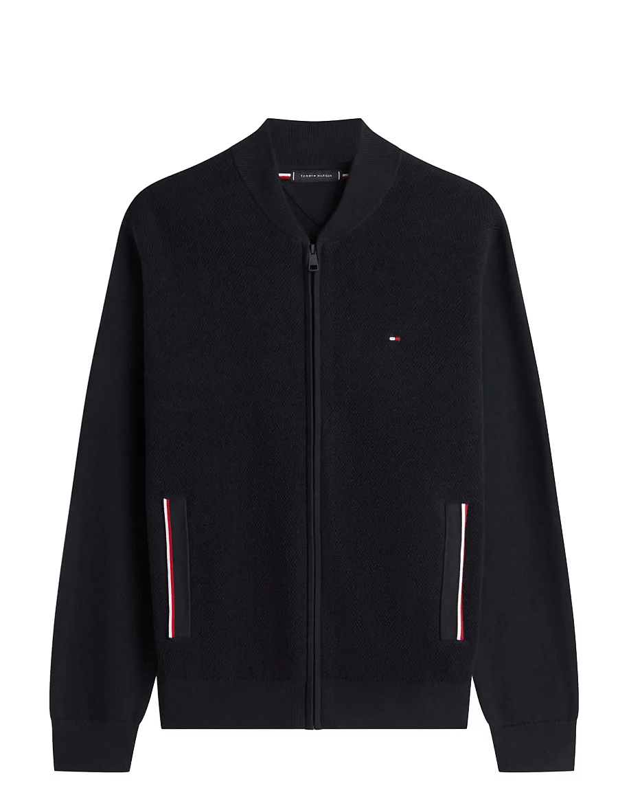 Tommy Hilfiger - RWB TEXTURED ZIP THROUGH BOMBER - desert sky - 0