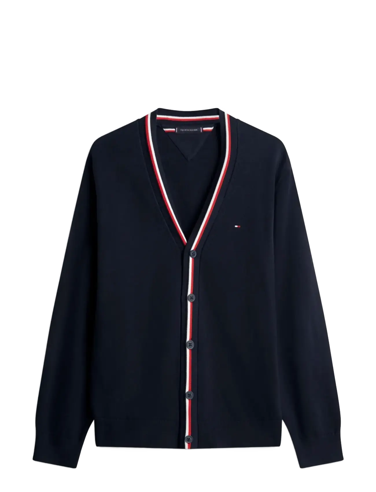 Tommy Hilfiger RWB CARDIGAN - Tøj - DESERT SKY / navy