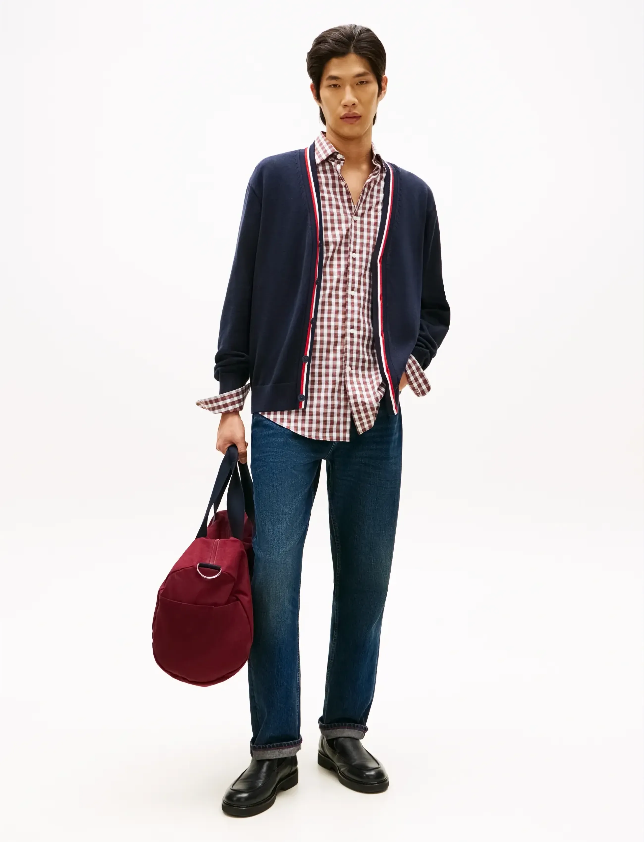 Tommy Hilfiger - RWB CARDIGAN - cardigans - desert sky - 2