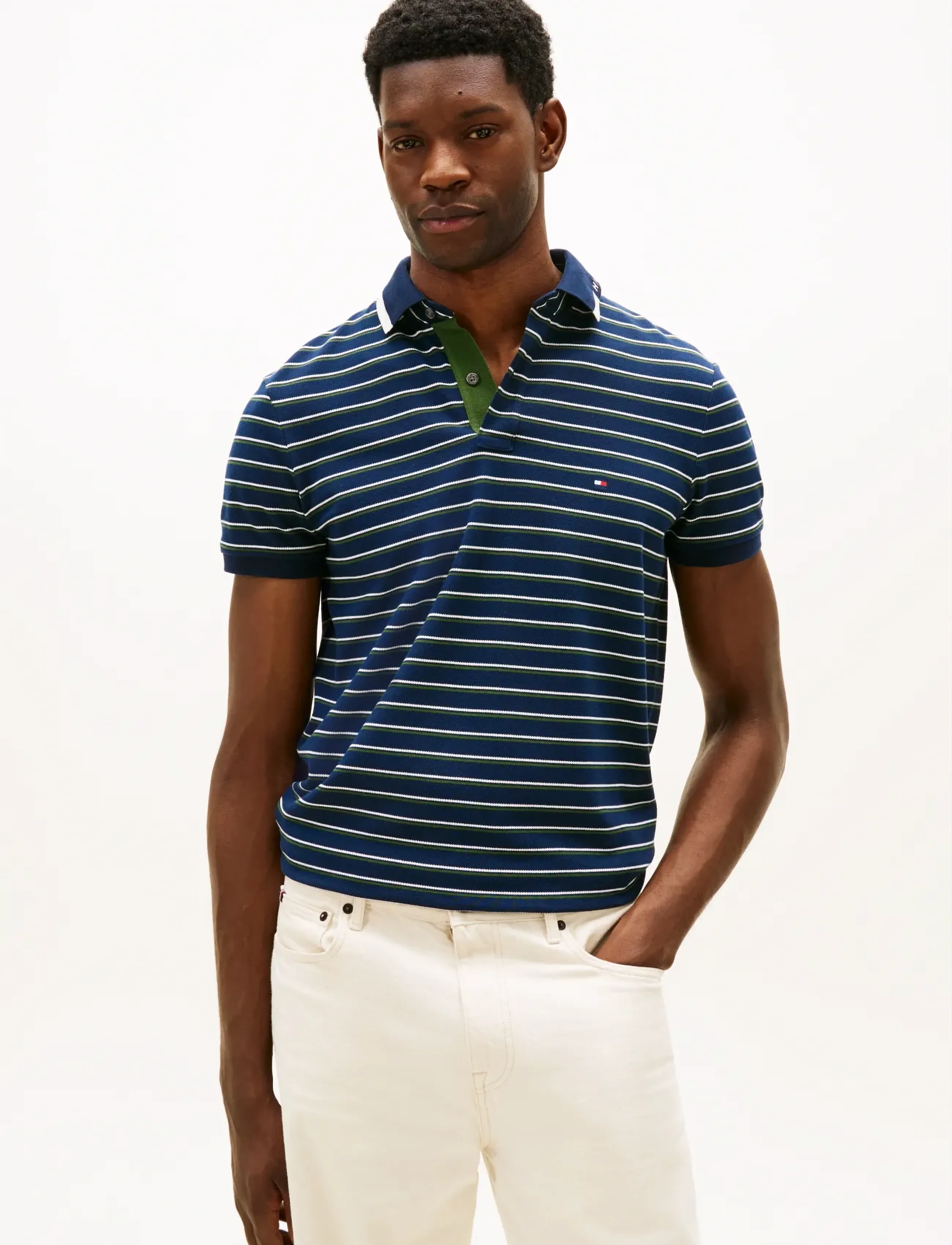 Pique Grafic Collar Reg Polo