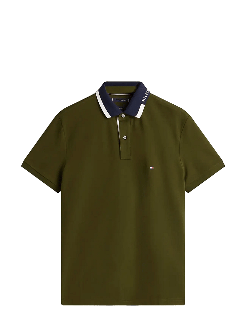 Tommy Hilfiger - PIQUE GRAFIC COLLAR REG POLO - lühikeste varrukatega polod - arctic spruce - 1