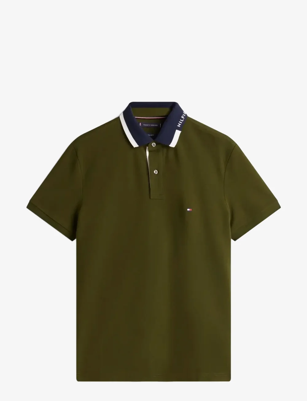 Tommy Hilfiger - PIQUE GRAFIC COLLAR REG POLO - kurzärmelig - arctic spruce - 1