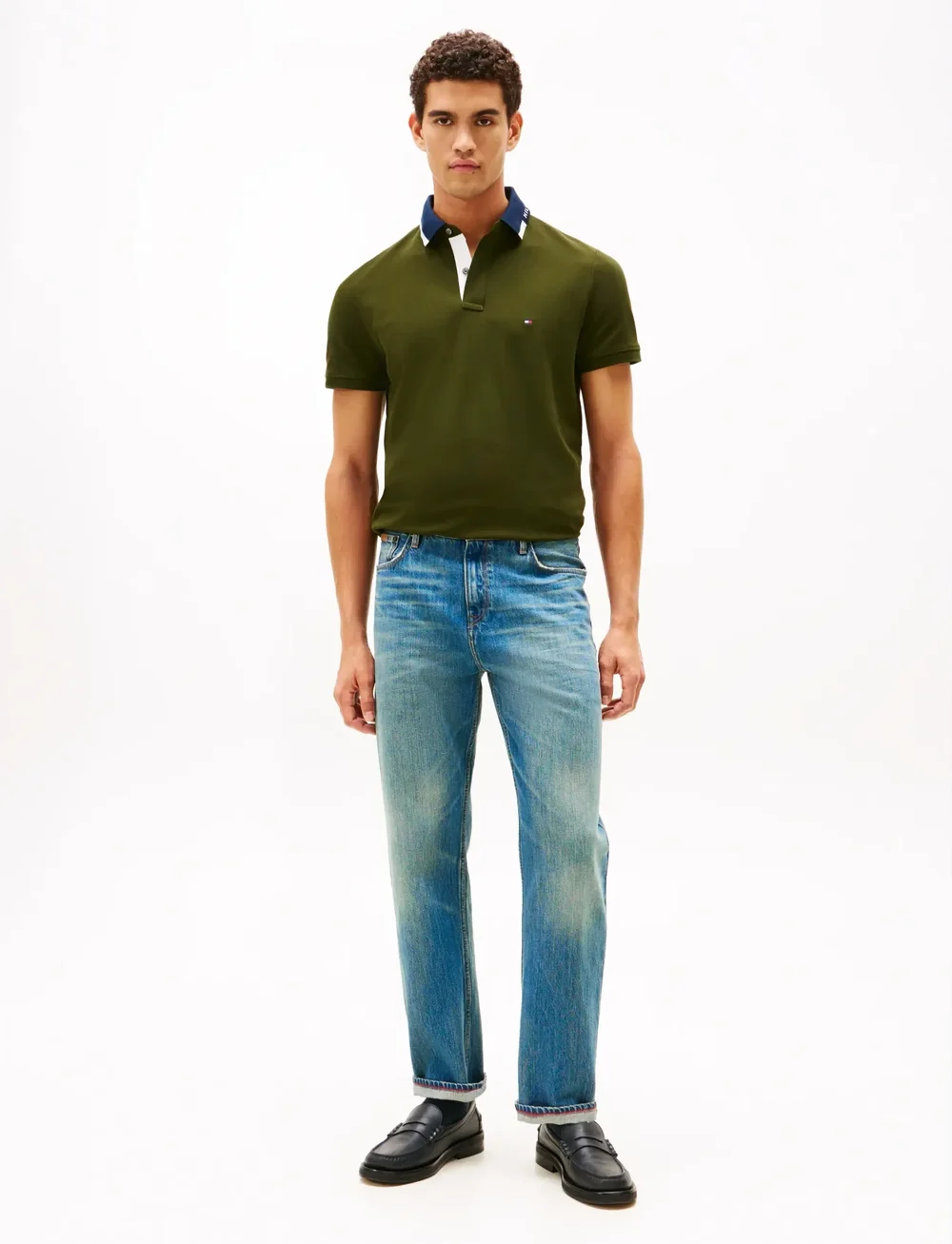 Tommy Hilfiger - PIQUE GRAFIC COLLAR REG POLO - kurzärmelig - arctic spruce - 2