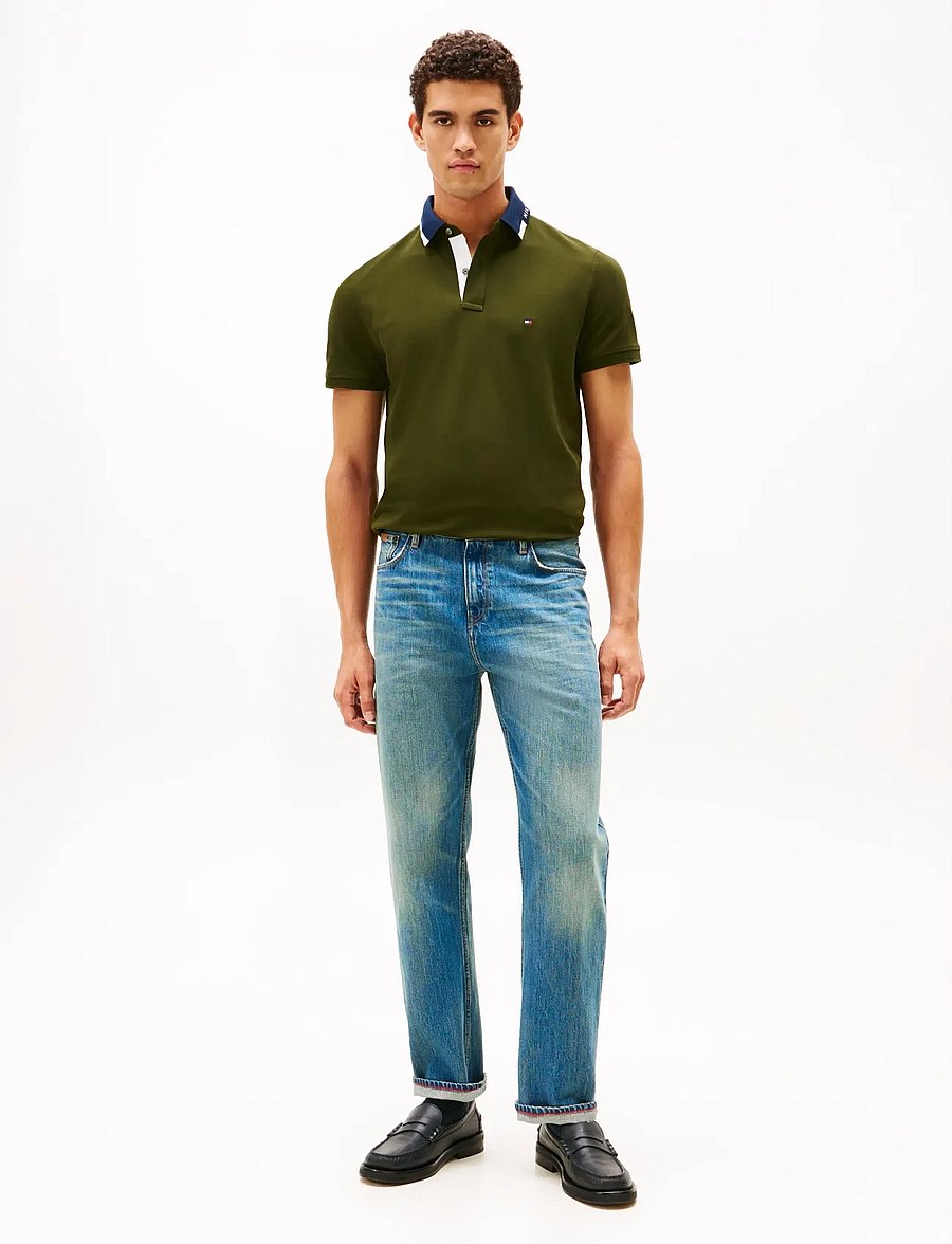 Tommy Hilfiger - PIQUE GRAFIC COLLAR REG POLO - kurzärmelig - arctic spruce - 2