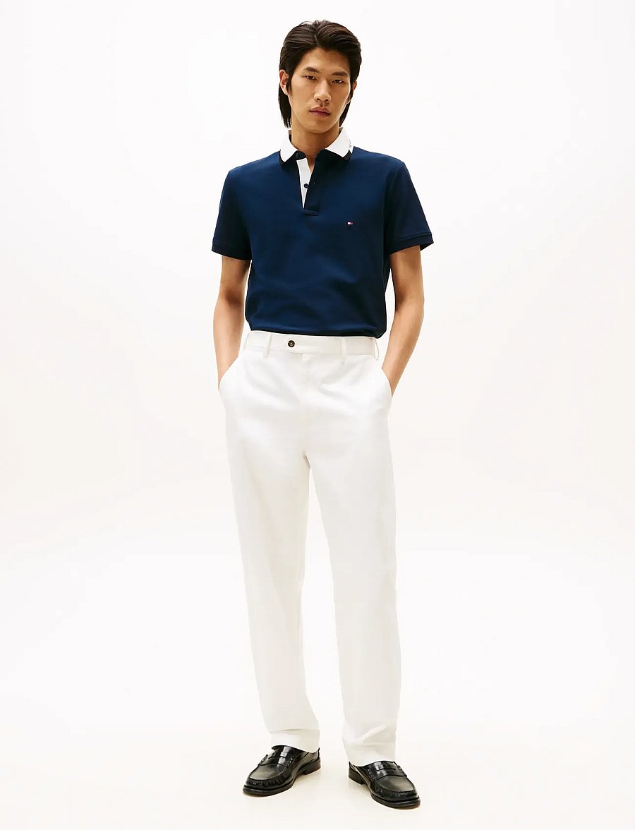 Tommy Hilfiger - PIQUE GRAFIC COLLAR REG POLO - kurzärmelig - dark night navy - 2