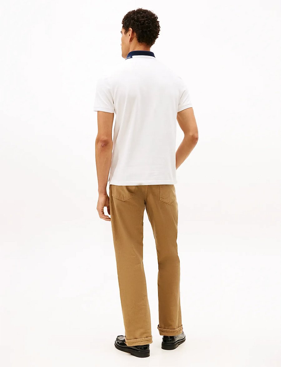 Tommy Hilfiger - PIQUE GRAFIC COLLAR REG POLO - kurzärmelig - ecru - 3