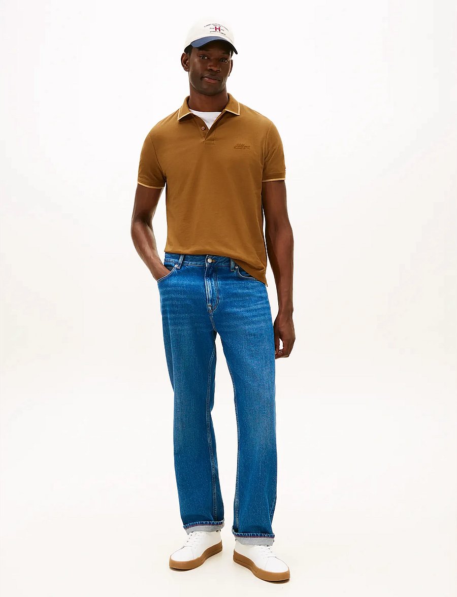 Tommy Hilfiger - TWILL EMBRO LOGO REG POLO - kortärmade pikéer - highland khaki - 2