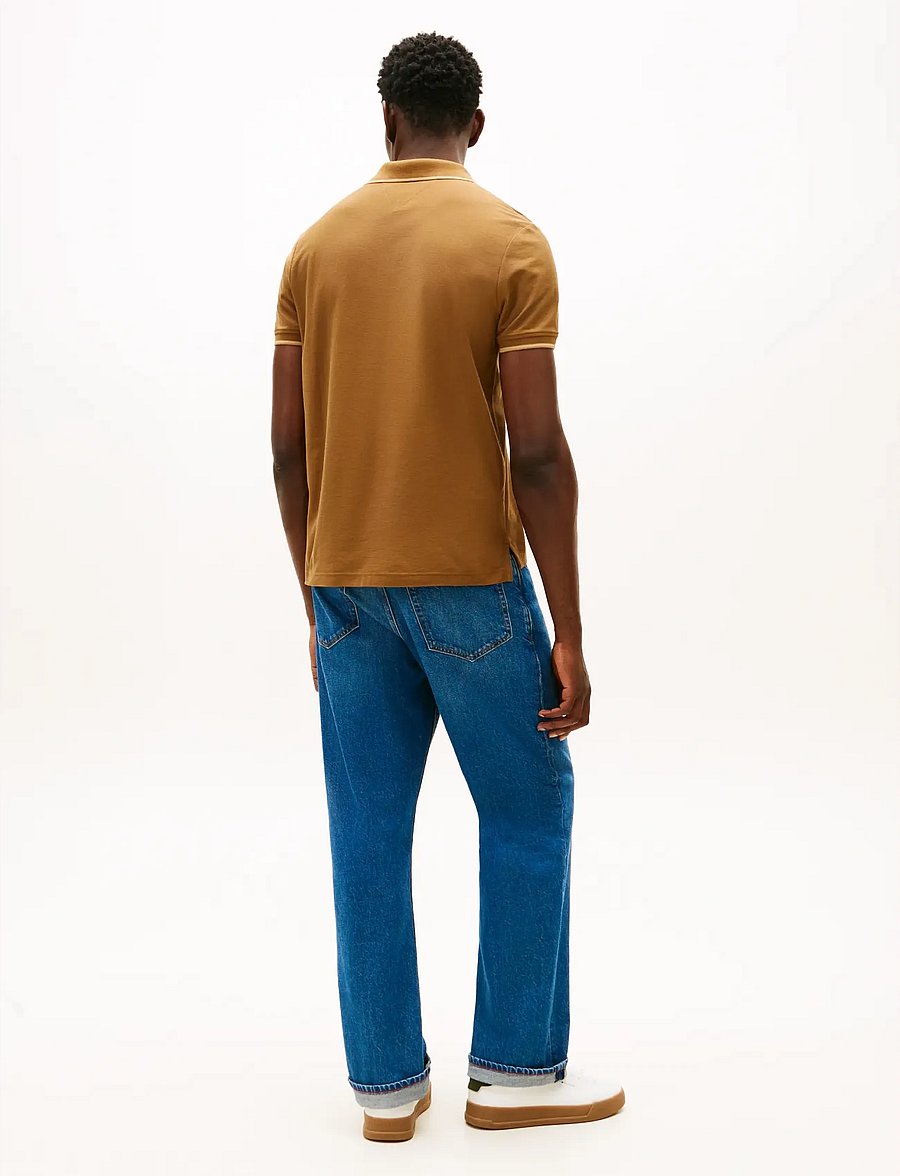 Tommy Hilfiger - TWILL EMBRO LOGO REG POLO - kortärmade pikéer - highland khaki - 3