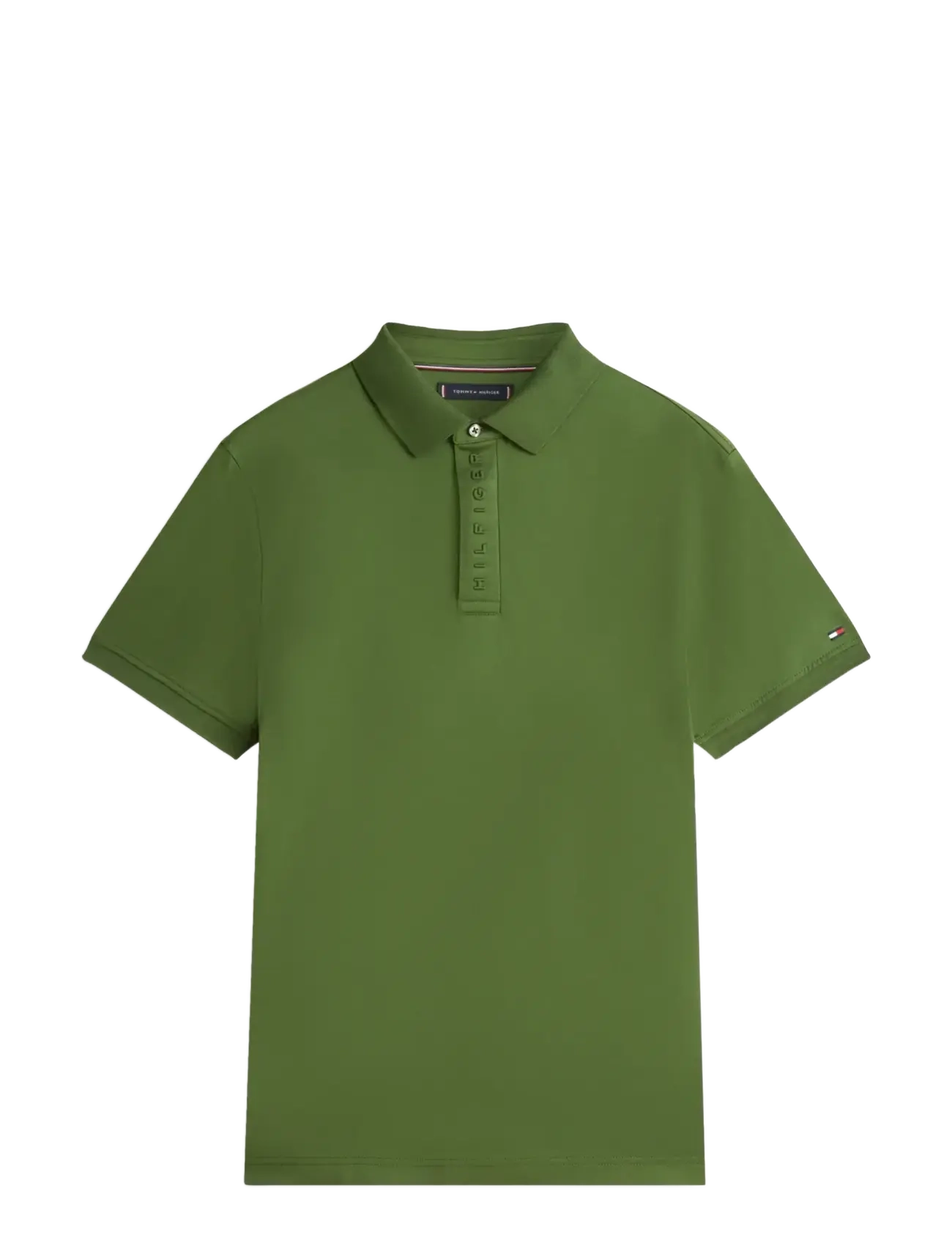 Tommy Hilfiger HIDDEN PLACKET DETAIL REG POLO - Tommy Hilfiger - MOUNTAIN PINE / green