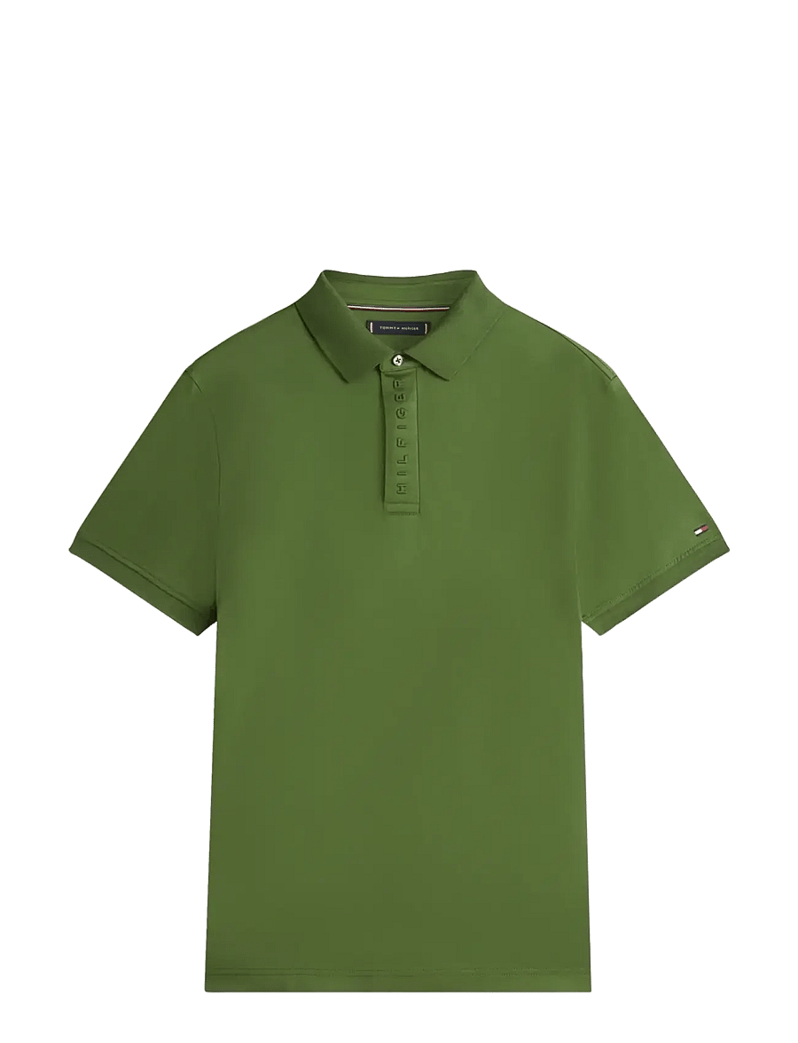 Tommy Hilfiger - HIDDEN PLACKET DETAIL REG POLO - kortærmede poloer - mountain pine - 1