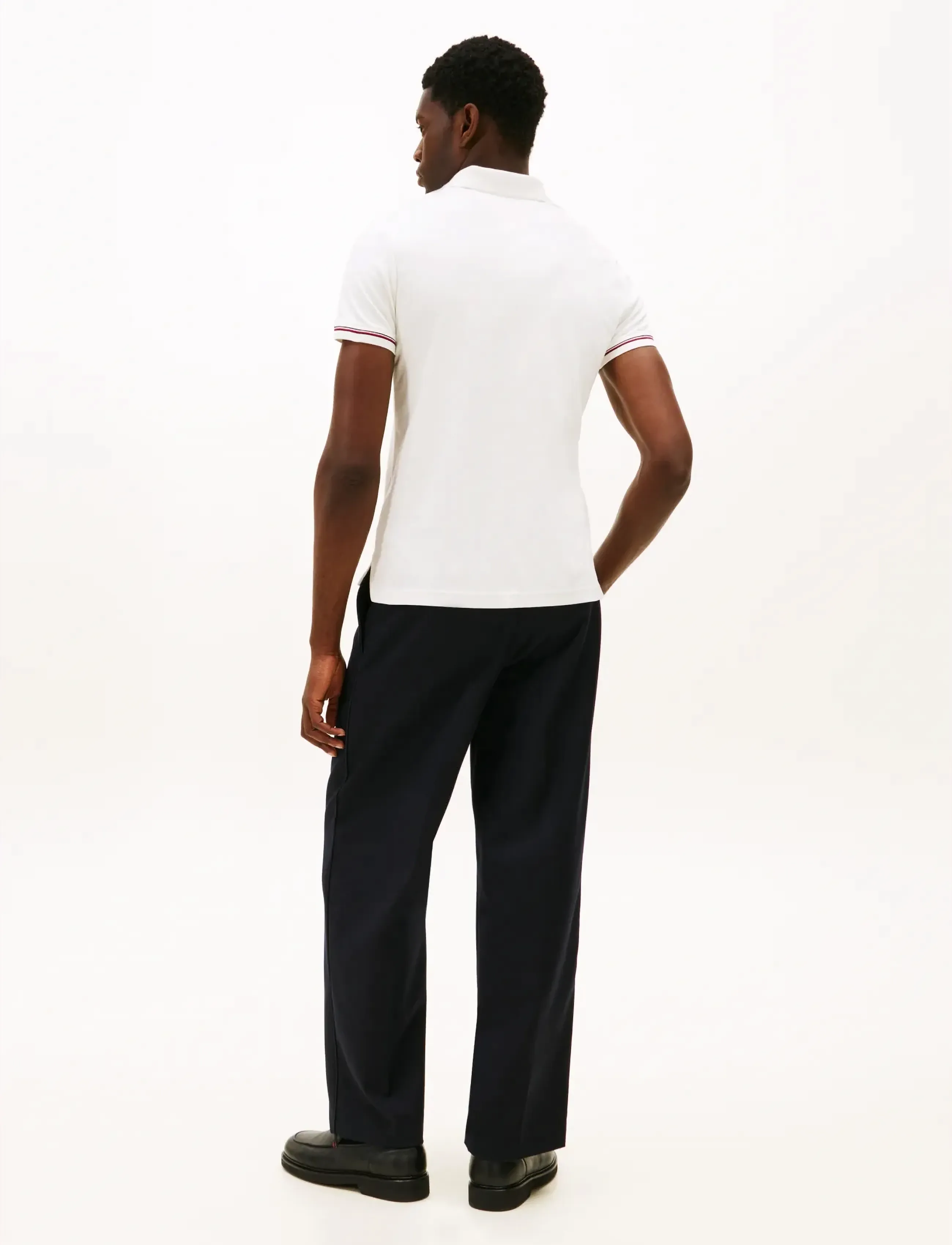 Liquid Cotton Rwb Cuff Slim Polo 3