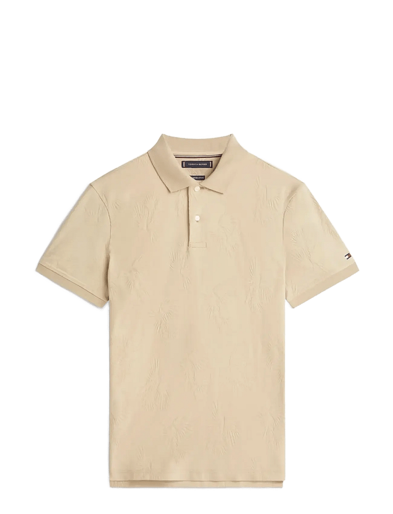 Tommy Hilfiger - ALL OVER JACQUARD REG POLO - kurzärmelig - sandalwood - 1
