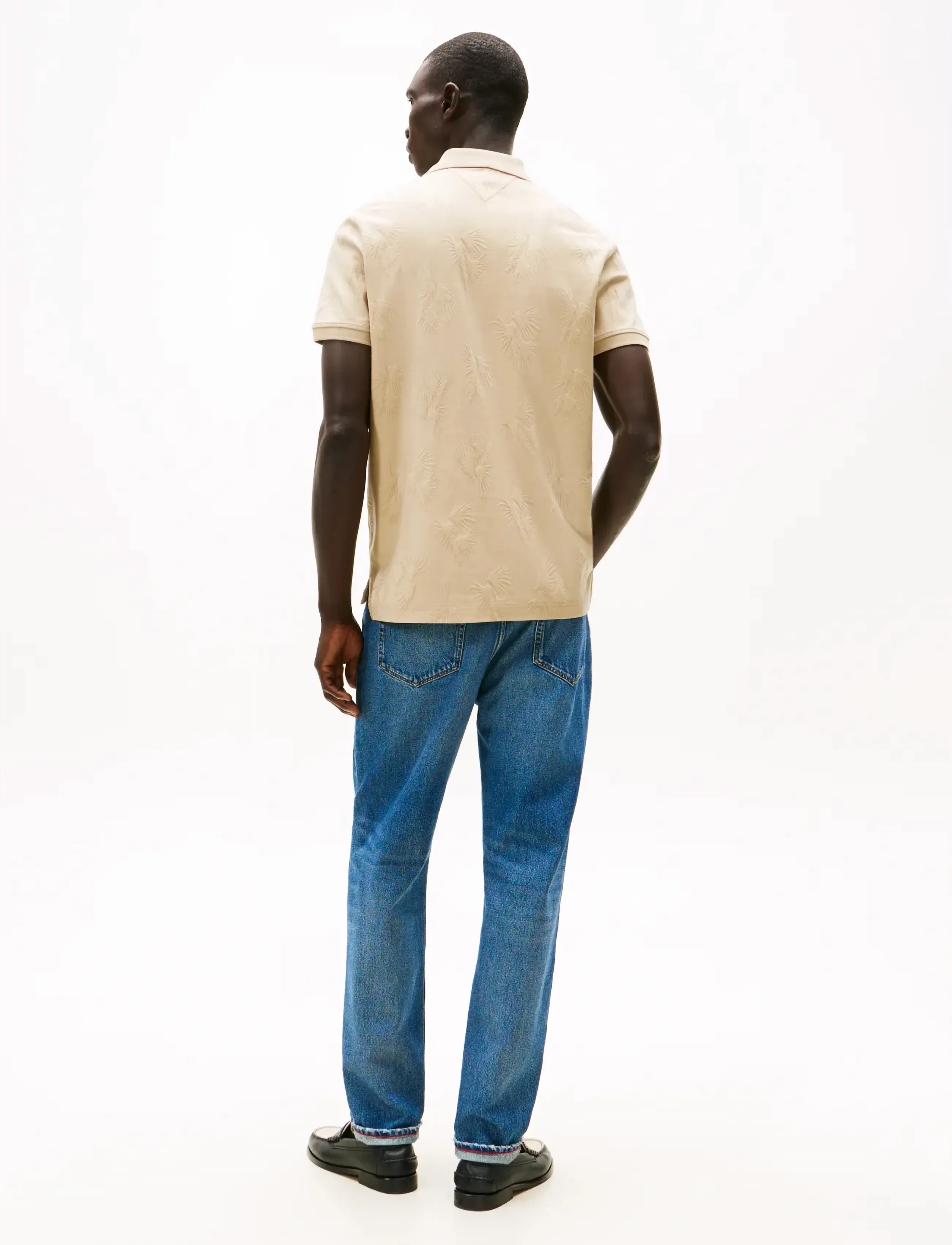 Tommy Hilfiger - ALL OVER JACQUARD REG POLO - kortärmade pikéer - sandalwood - 3